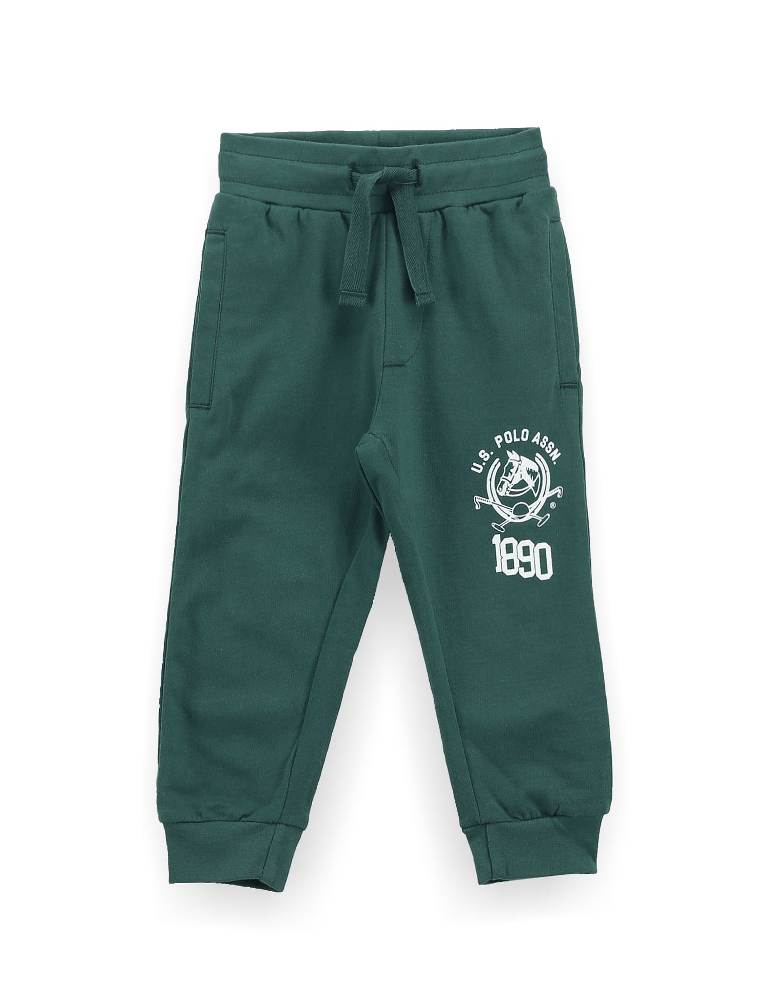 U.S. Polo Assn. Kids Boys Solid Logo Track Pants