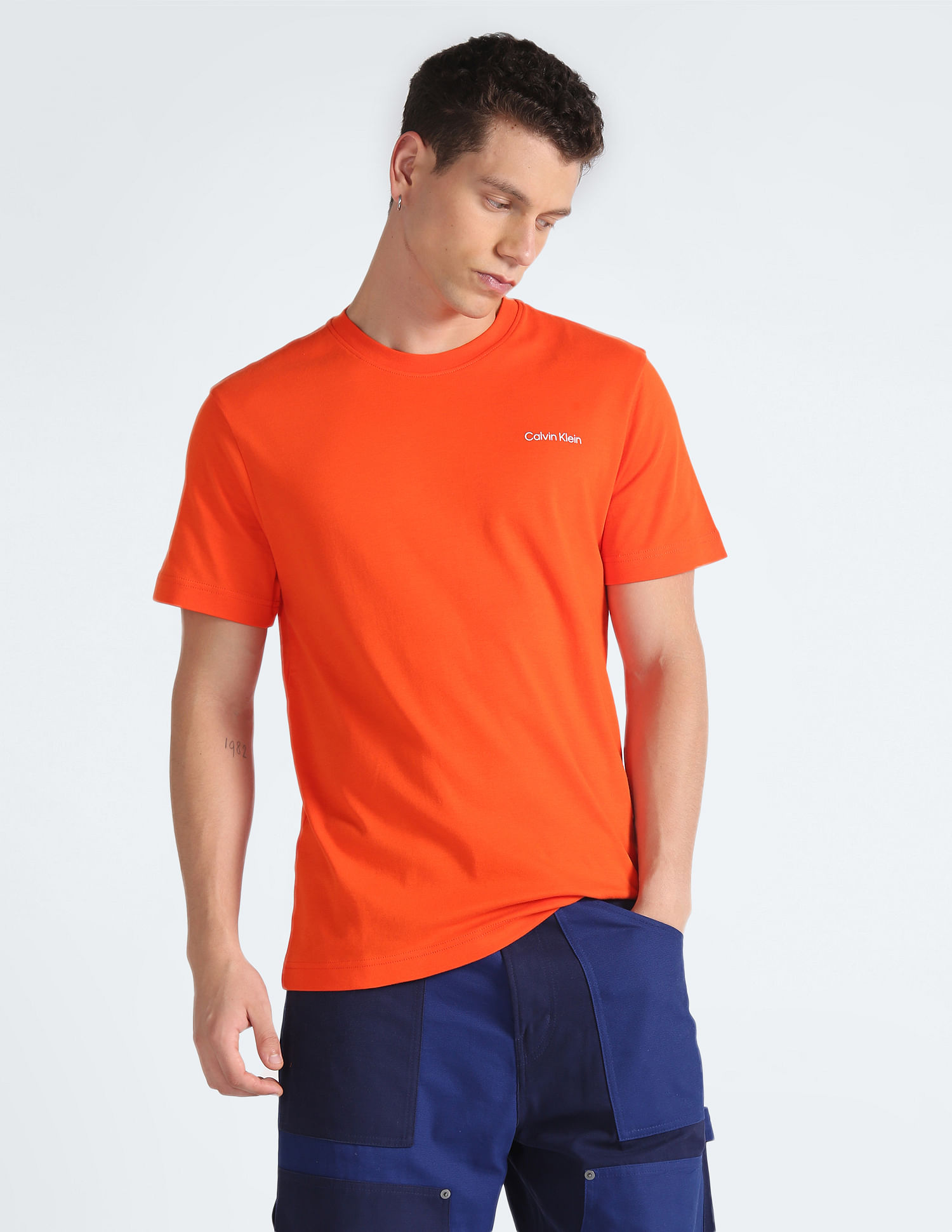 Calvin Klein Organic Cotton Solid T-Shirt