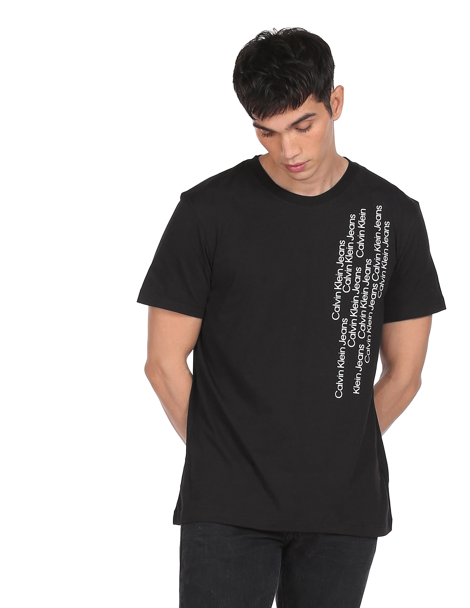Tシャツ・カットソー RONRON MILKY WAY CROP T SHIRT BLACK RR25BST4291BK Ripzone Men's Arthur Graphic T-Shirt - Black