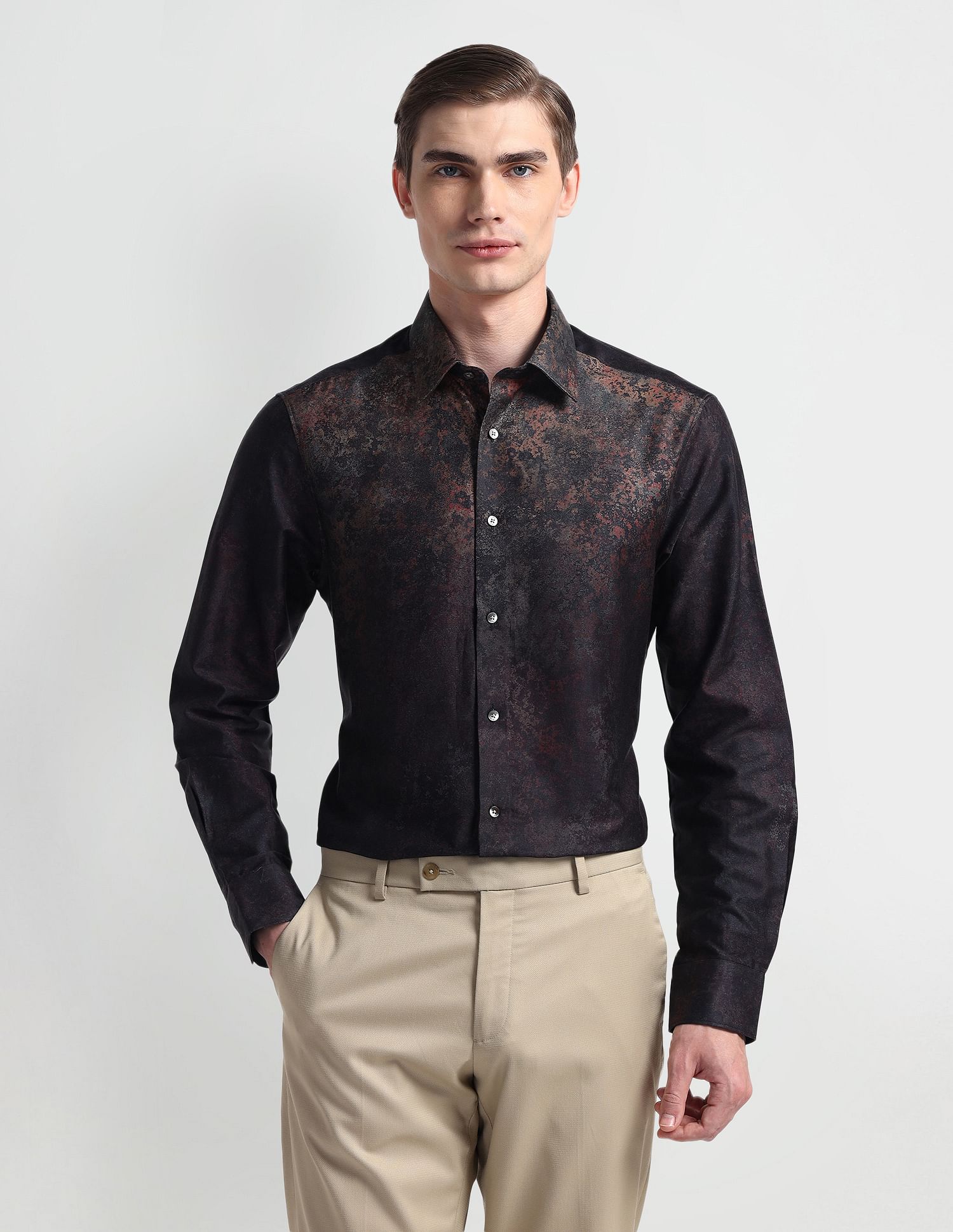 Arrow 1851Tailored Fit Cotton Shirt