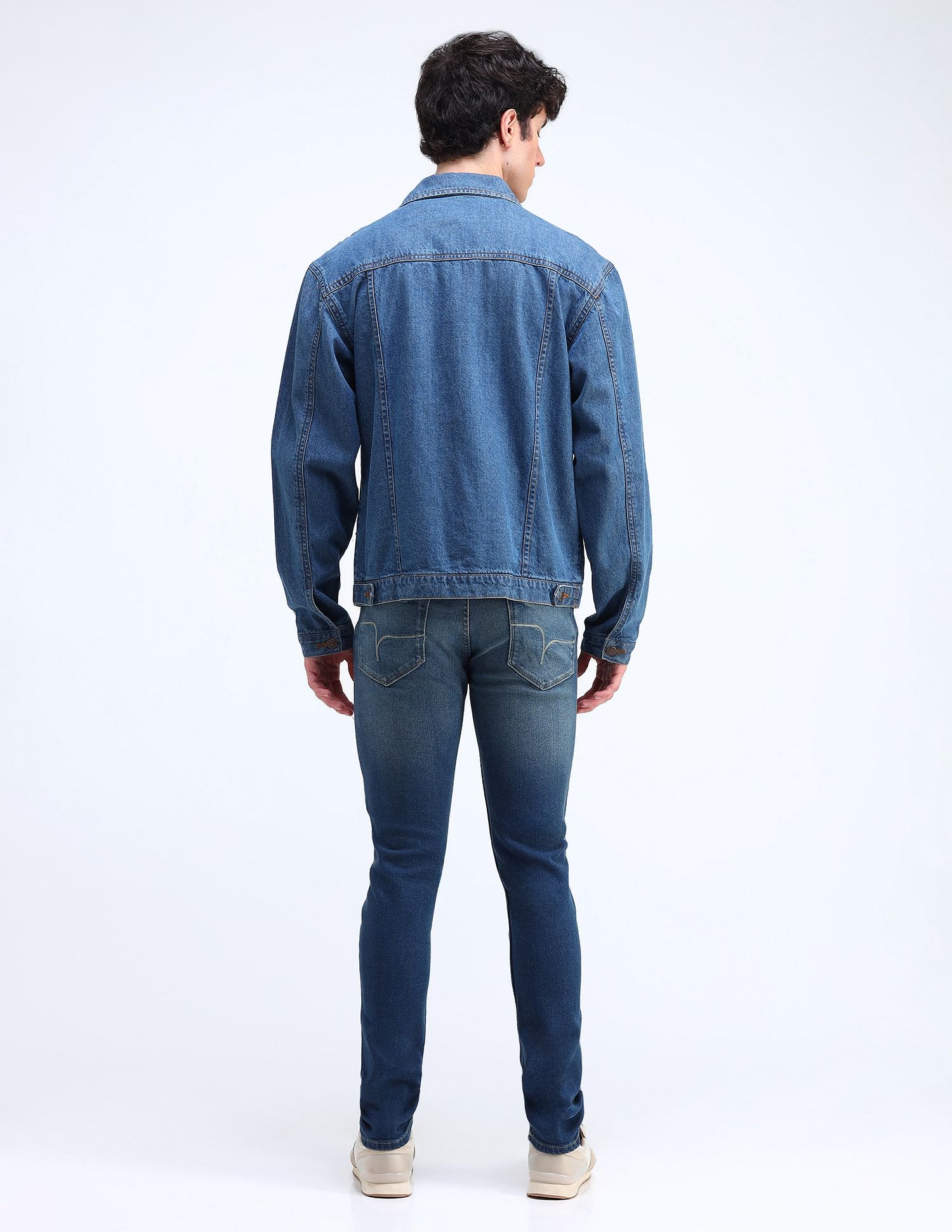 Flying Machine Jackson Skinny Mid Rise Jeans
