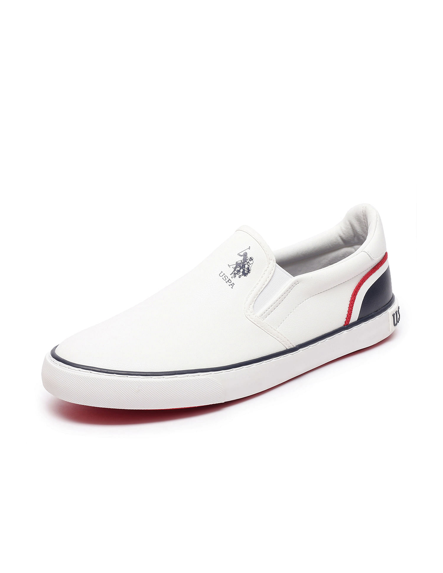 U.S. Polo Assn. Men Colourblocked Timeo 3.0 Slip-On Shoes
