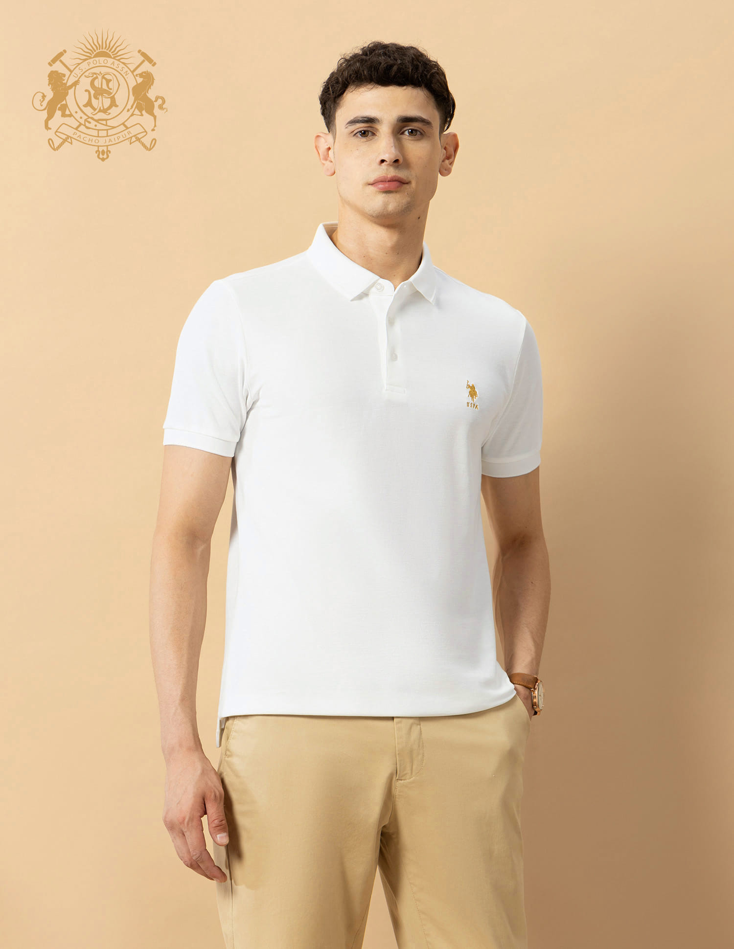 Buy Polo Pacho X Solid Regular Fit Polo Shirt NNNOW