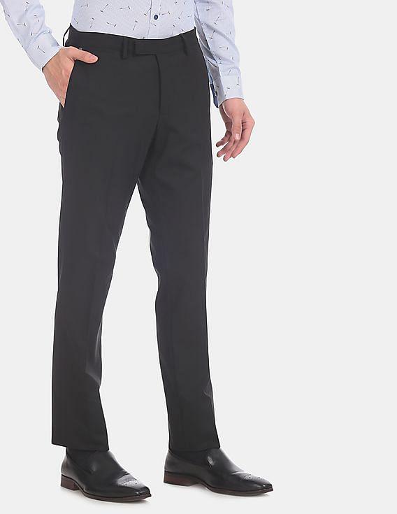 Buy USPA Men's Casual Trousers (8907538491046_USTR6718_28W x 33L_Brown) at  Amazon.in