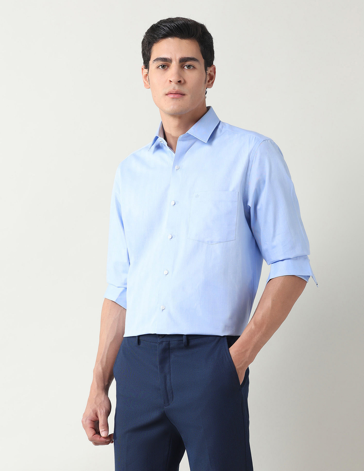 Arrow Liberty Classic Fit Pure Cotton Twill Shirt