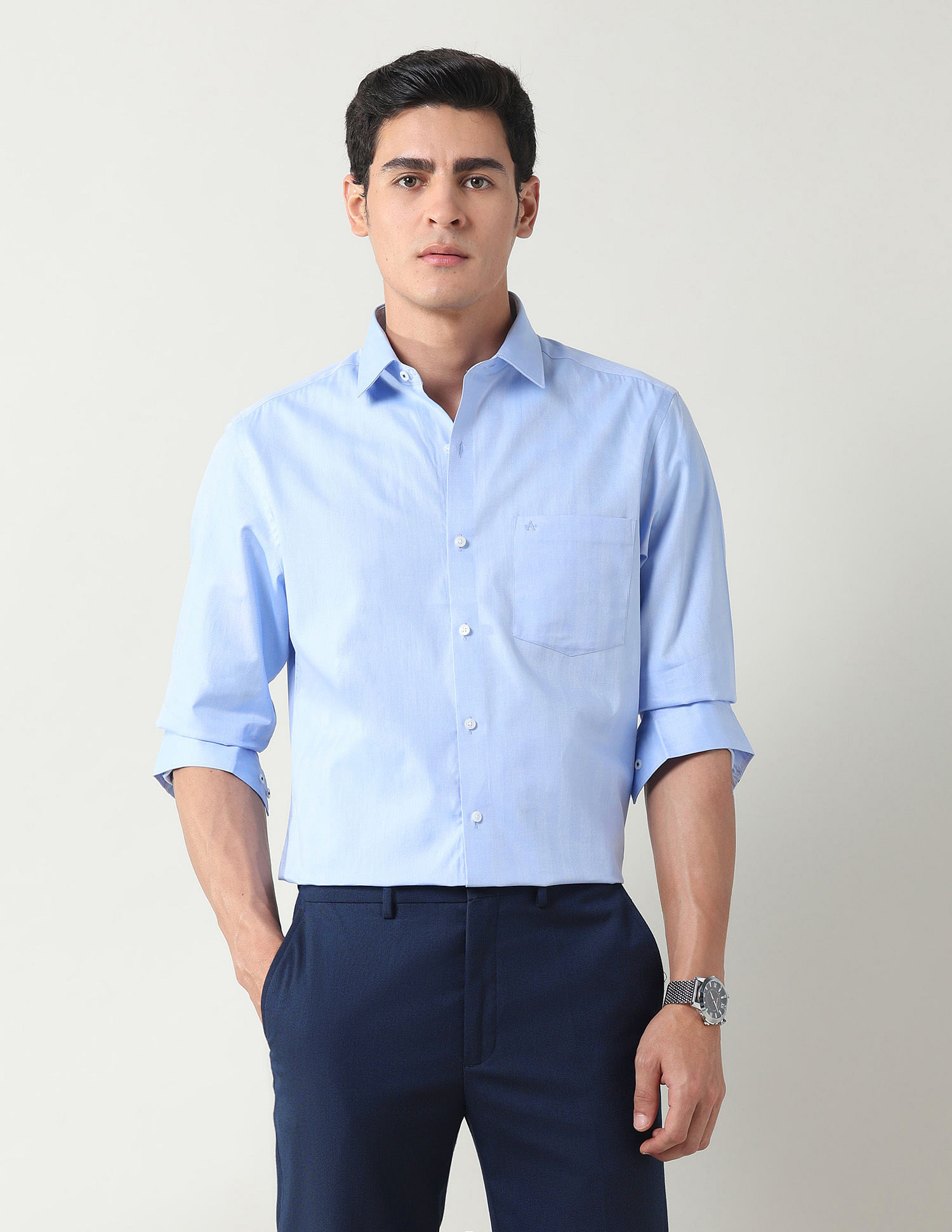 Arrow Liberty Classic Fit Pure Cotton Twill Shirt