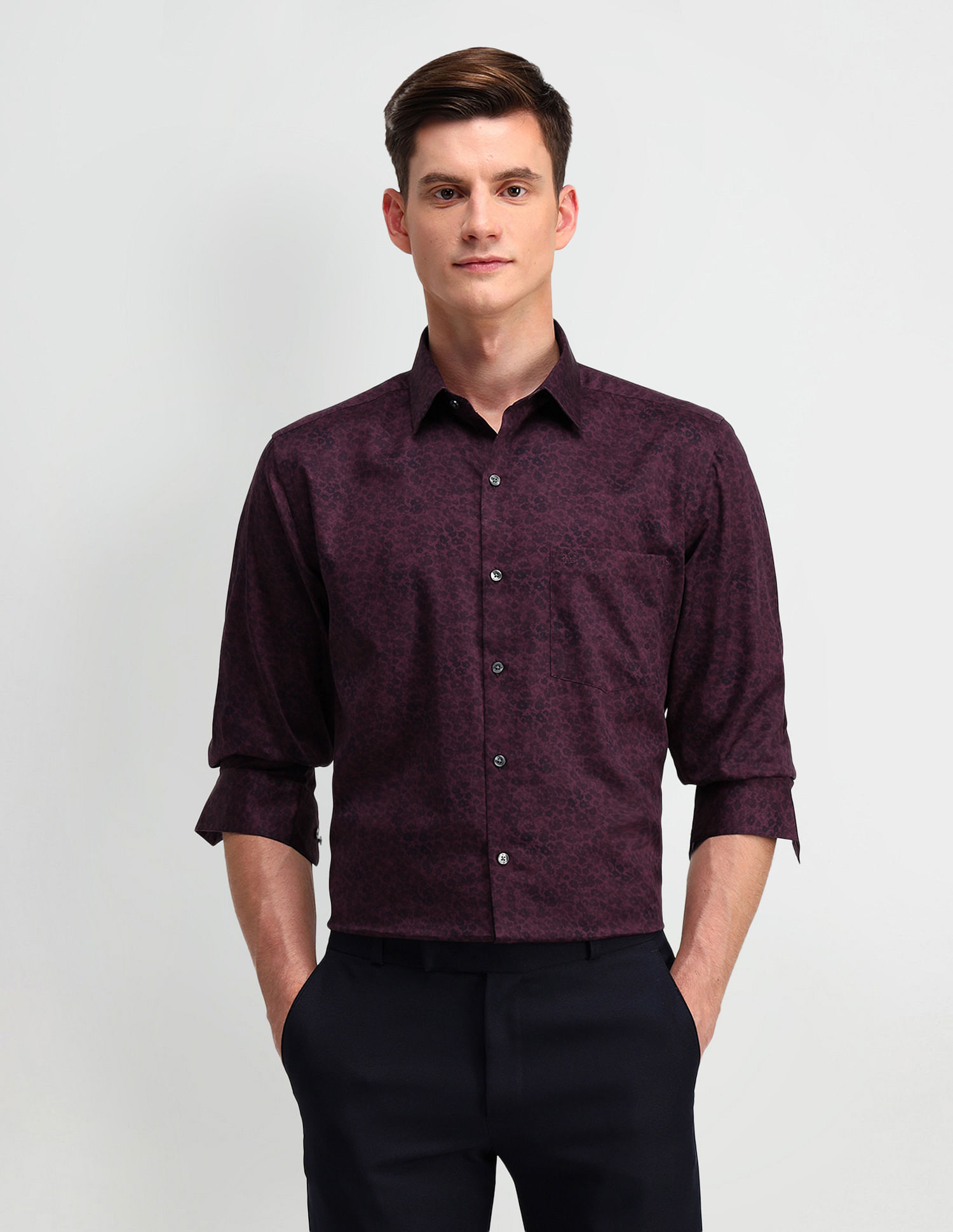 Arrow Liberty Classic Fit Satin Shirt