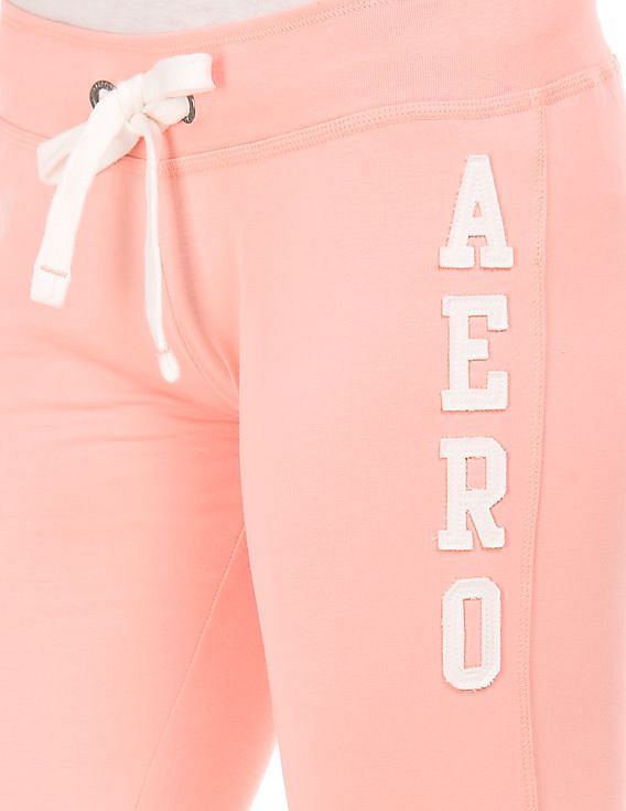 Aeropostale Brand Applique Slim Fit Track Pants