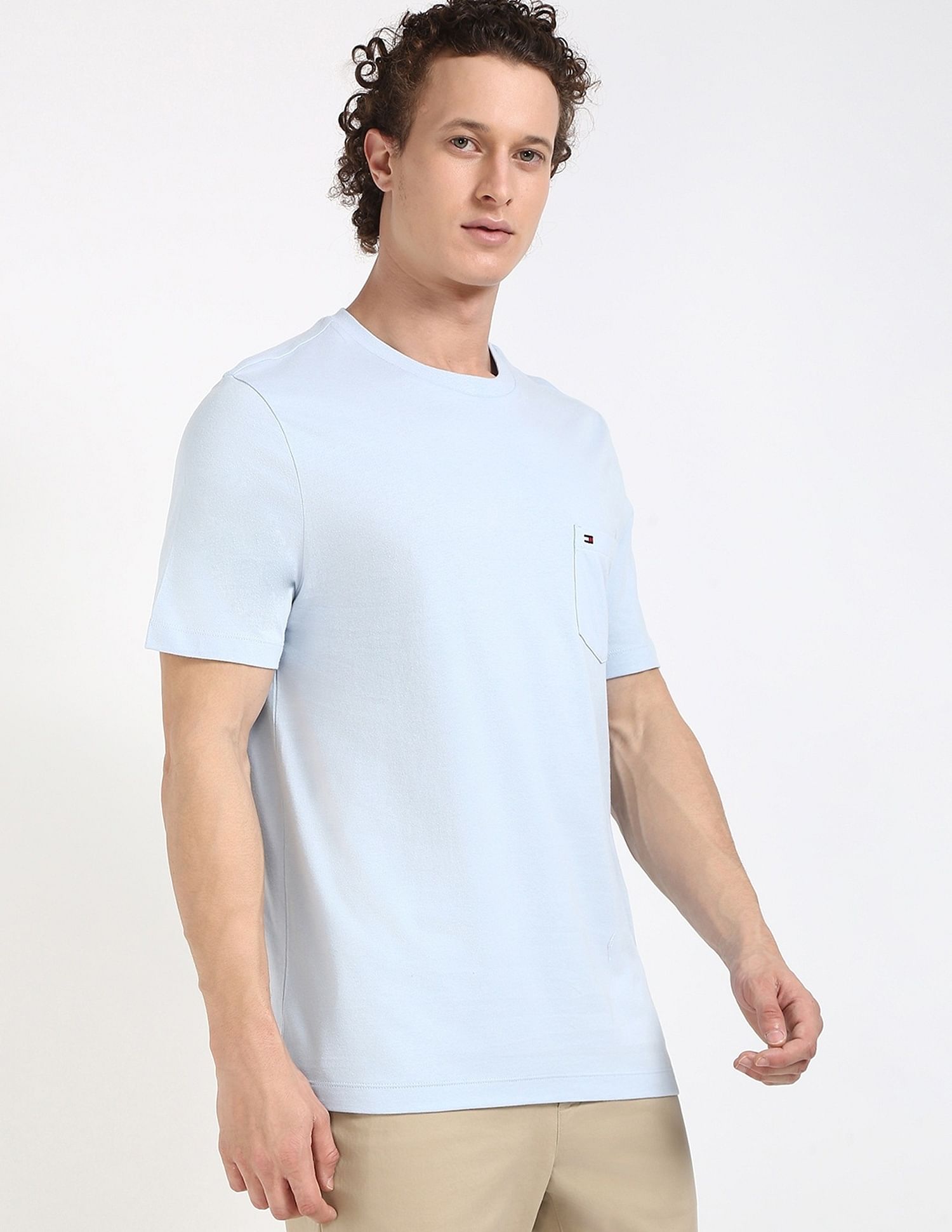 Tommy Hilfiger Solid Regular-Fit Cotton T-Shirt