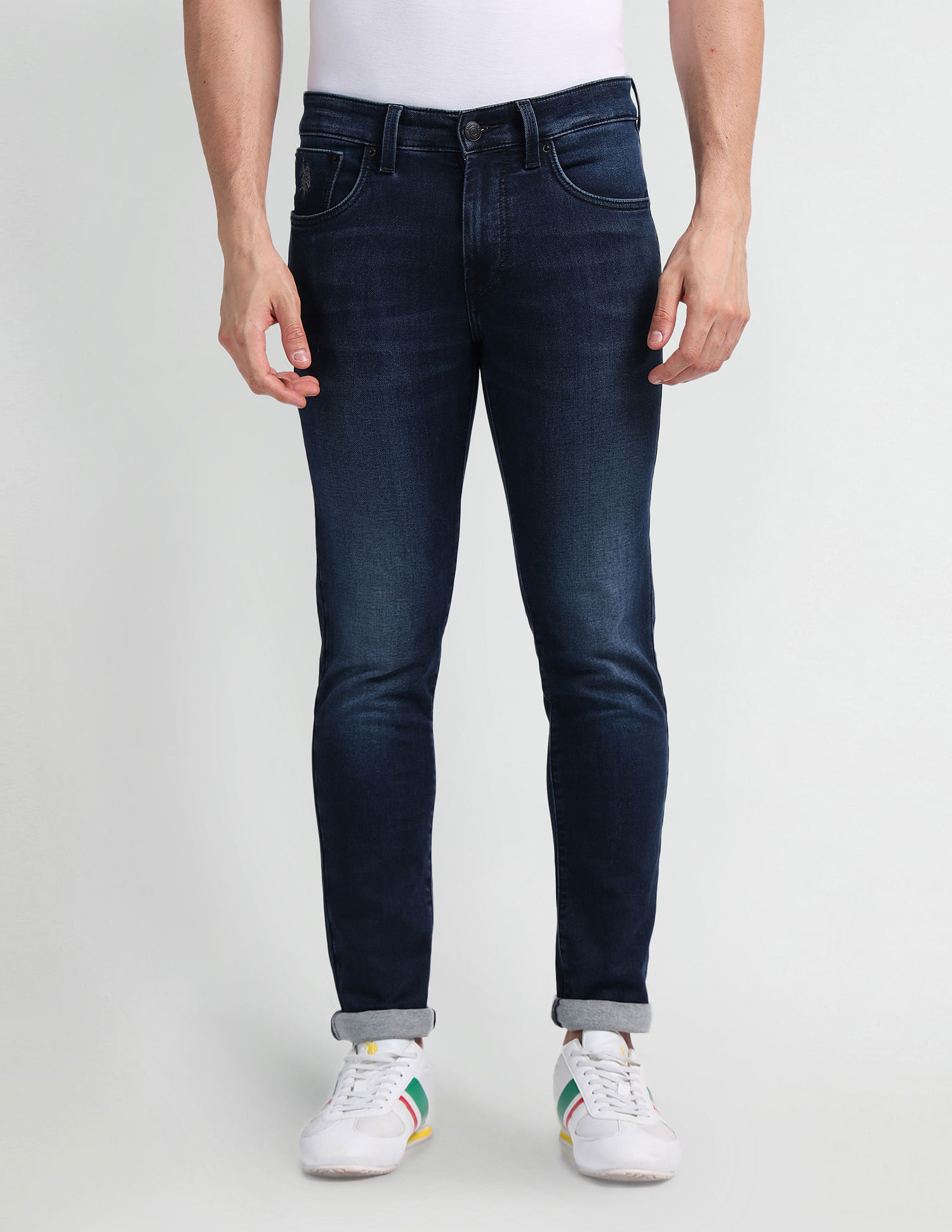 U.S. Polo Assn. Denim Co. Brandon Slim Tapered Fit Blue Jeans