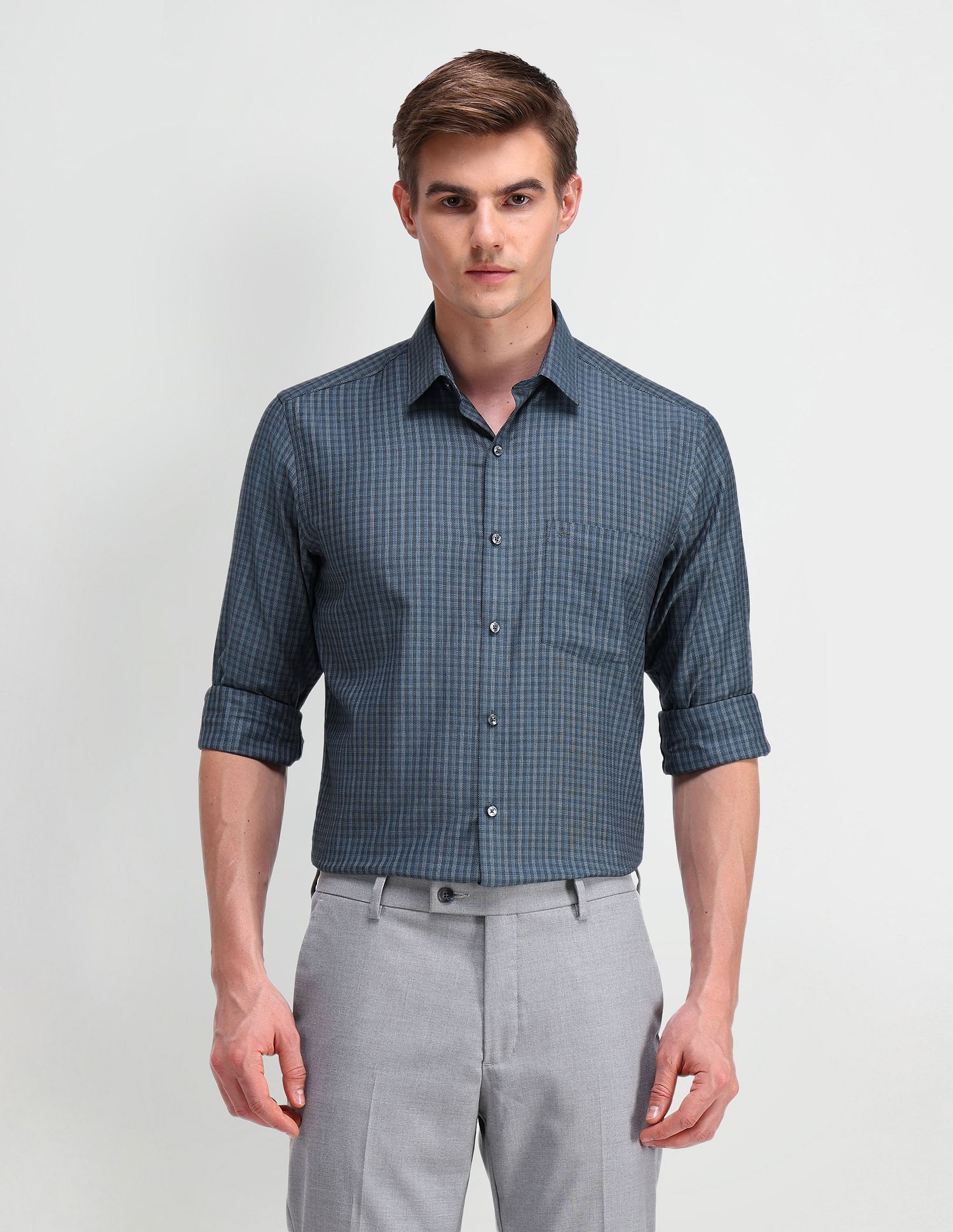 Arrow Liberty Classic Gingham Checked Shirt