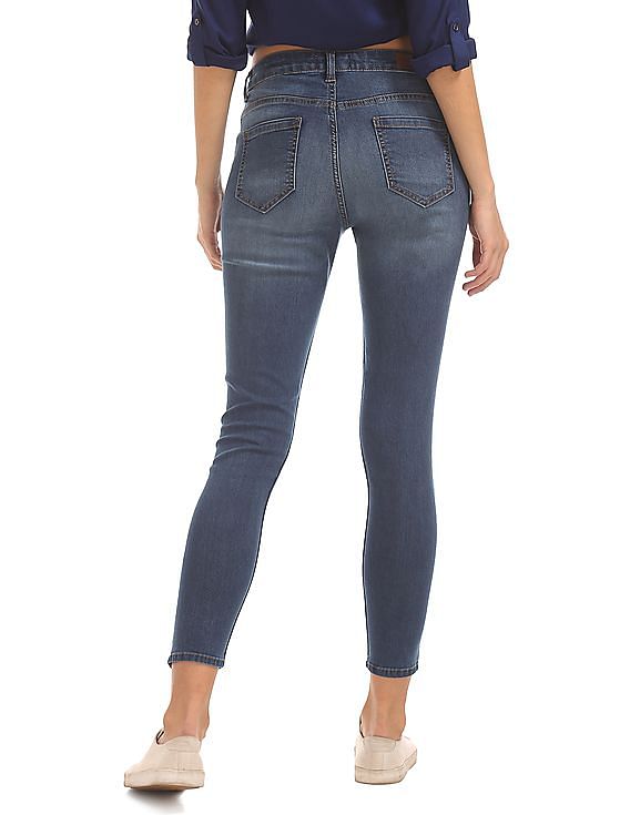 Flying Machine Women Mid Rise Skinny Fit Jeans
