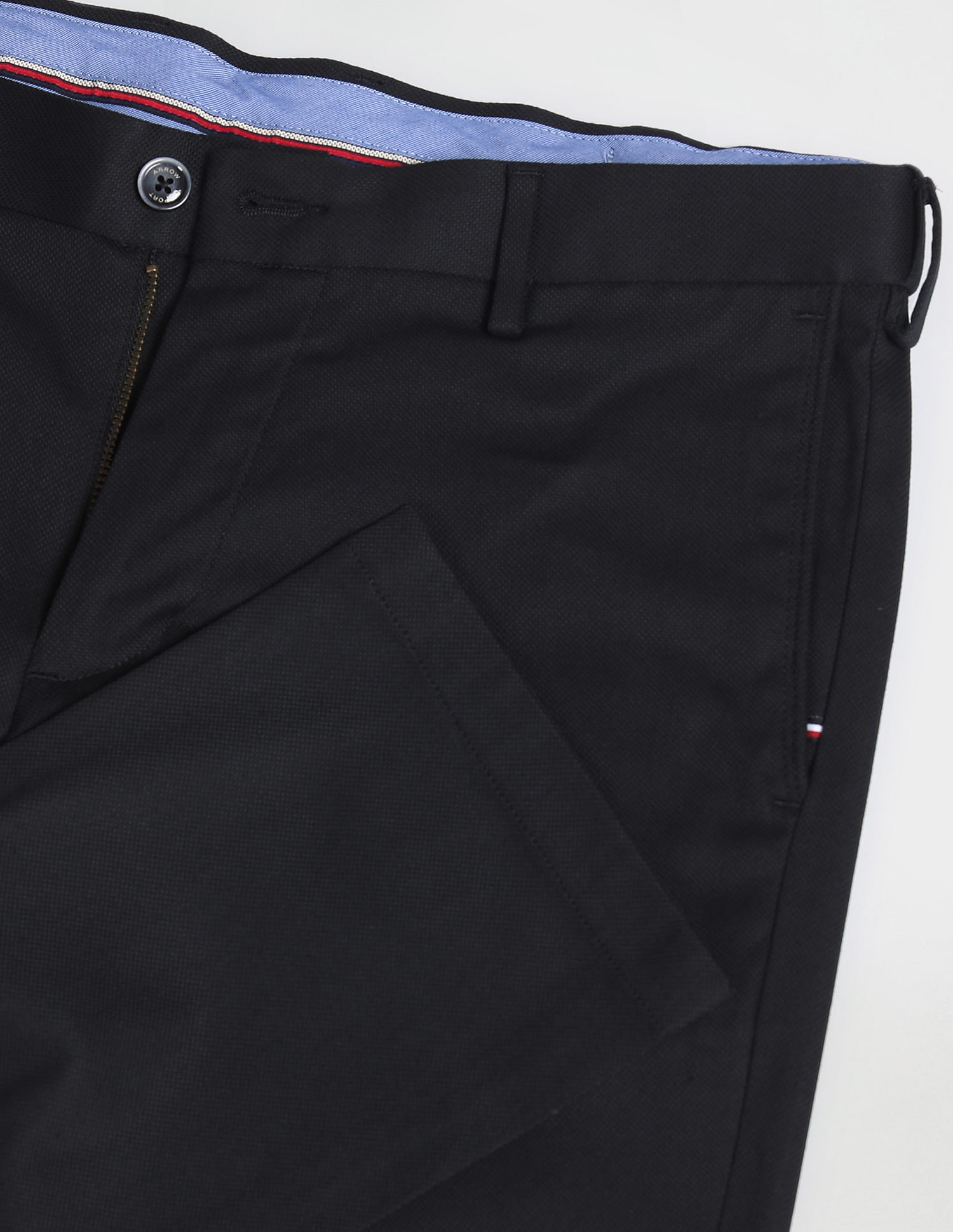 Arrow Sports Solid Dobby Autoflex Trousers