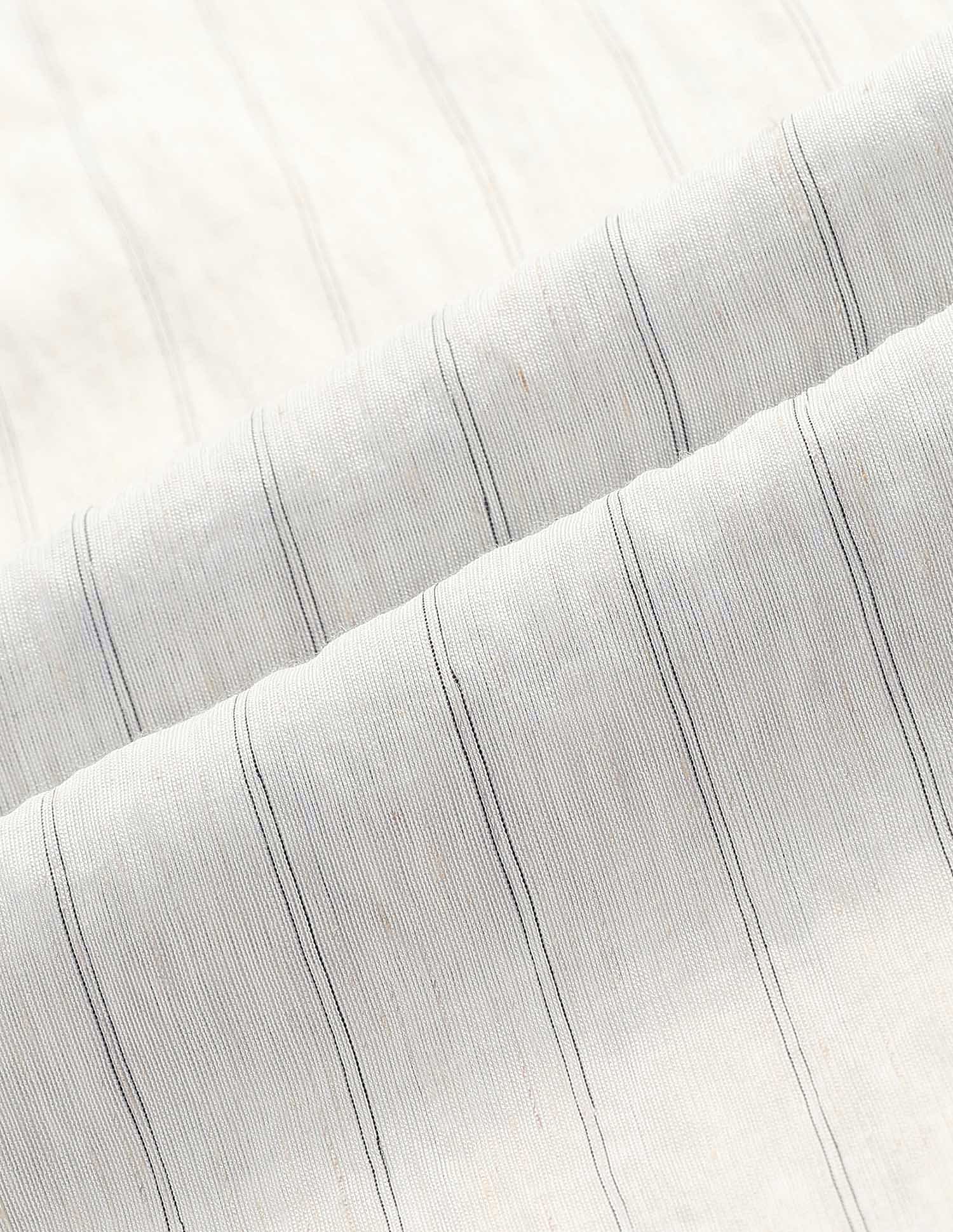Flying Machine Vertical Striped Color Of Home Mandarin Collar Shirt