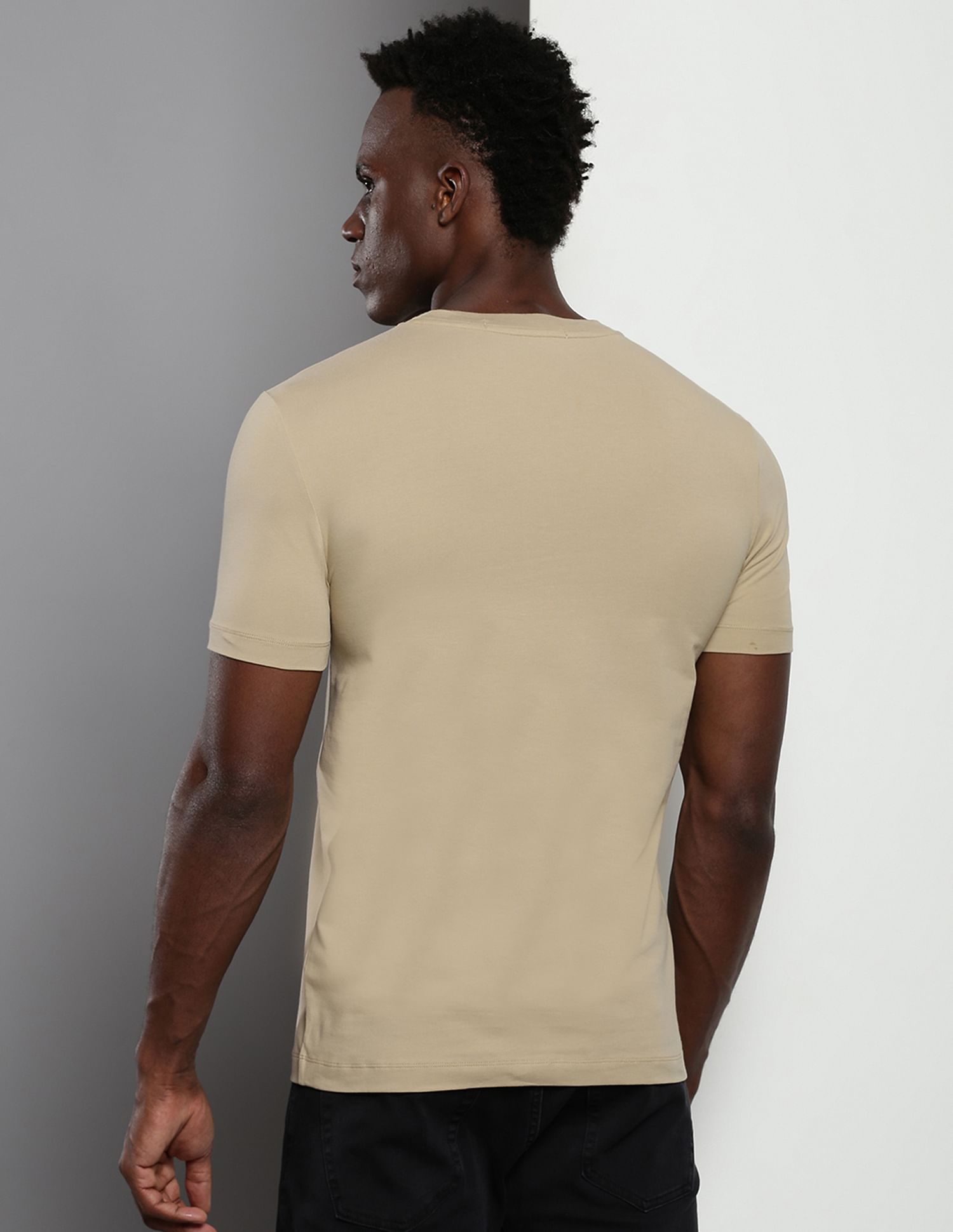 Calvin Klein Institutional Flock Print T-Shirt