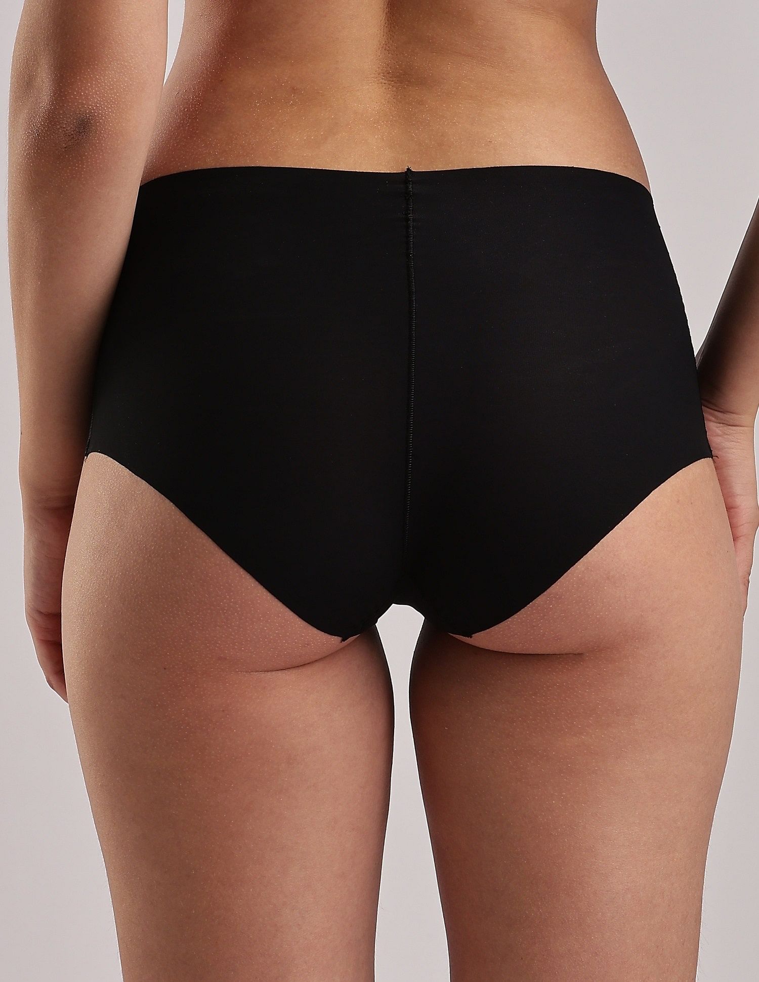 Calvin Klein Underwear Black Solid High Rise Panties