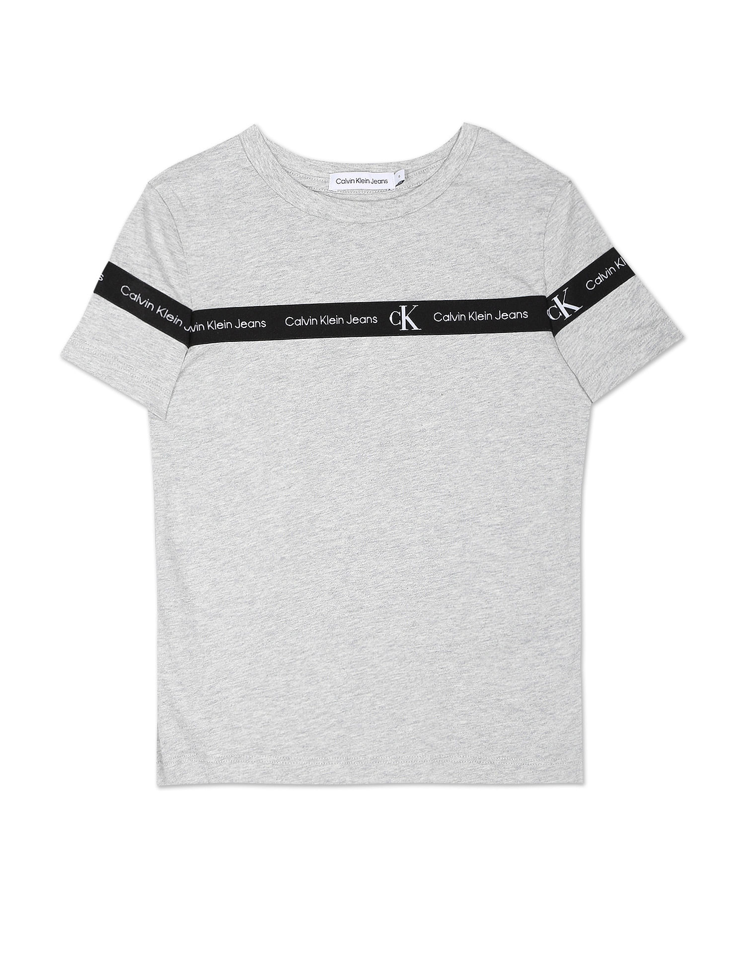 Buy Calvin Klein Jeans Transitional Cotton Brand Print T-Shirt - NNNOW.com