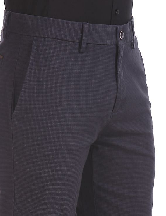 U.S. Polo Assn. Slim Fit Check Trousers