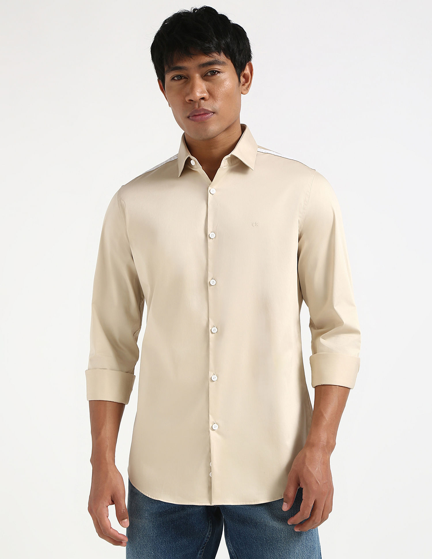 Calvin Klein Jeans Slim Fit Twill Shirt