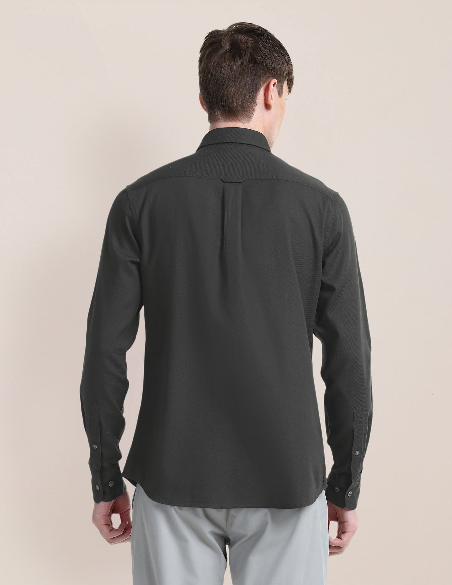 U.S. Polo Assn. Pure Cotton Solid Shirt
