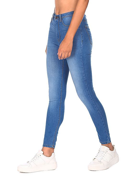 Thrill Jeans High Rise Indigo Skinny Jeans