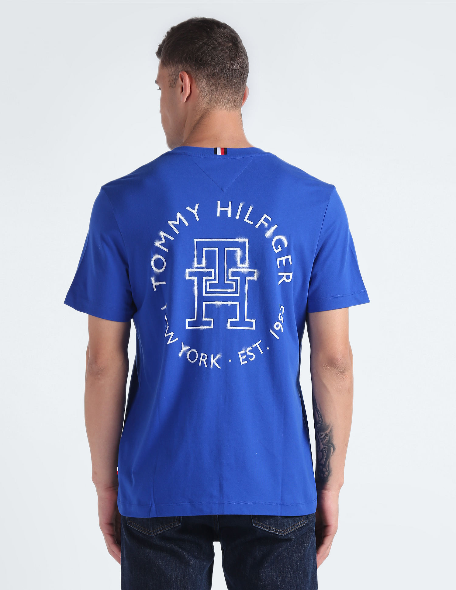 Tommy Hilfiger Round Monogram Ink Sustainable T-Shirt
