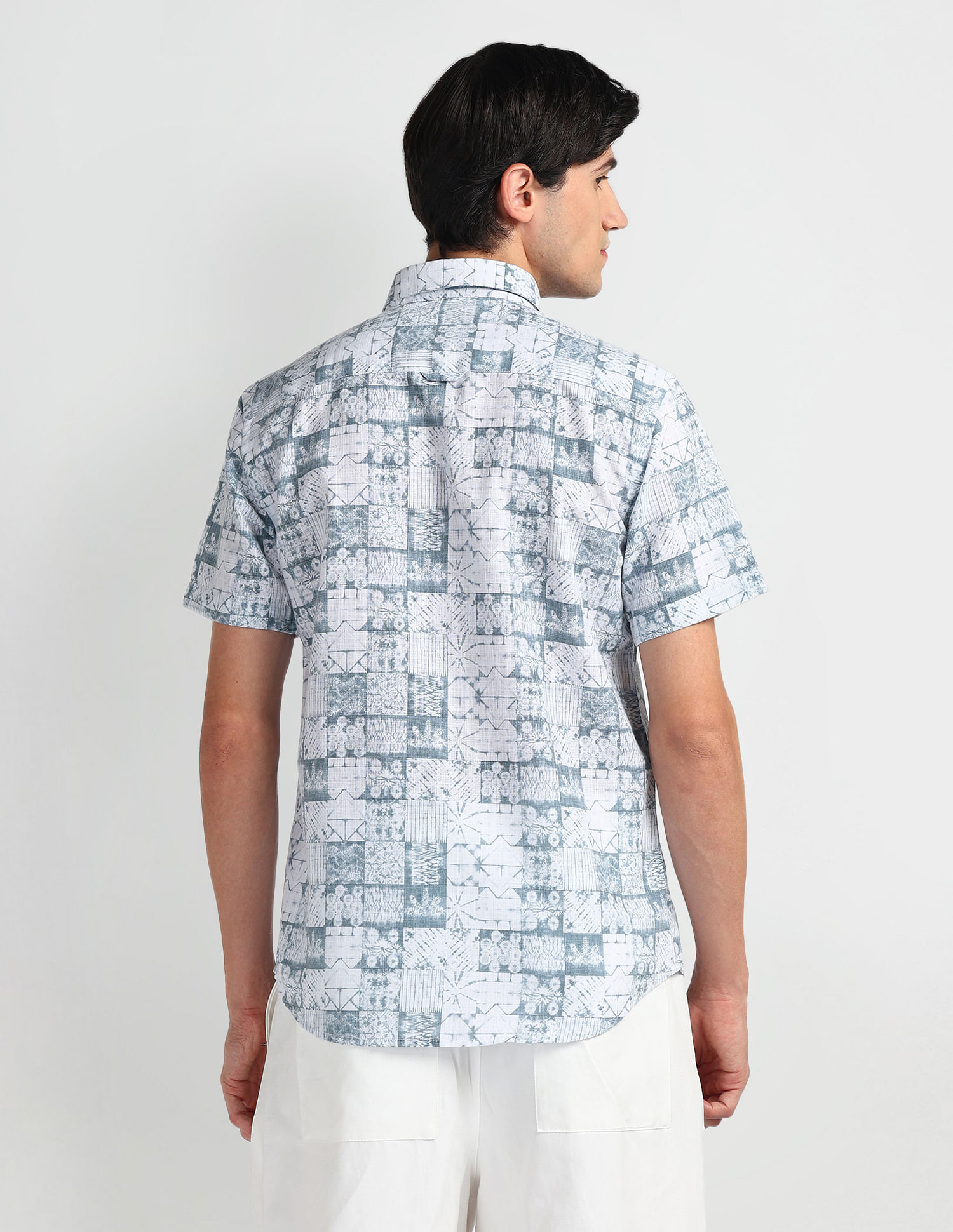 U.S. Polo Assn. Denim Co. Abstract Print Slim Fit Shirt