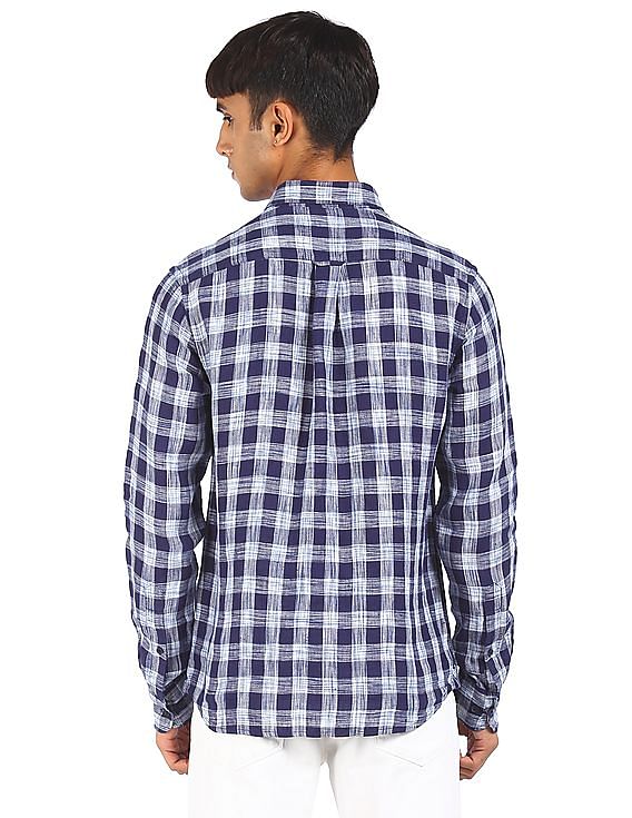 U.S. Polo Assn. Button Down Collar Linen Casual Shirt