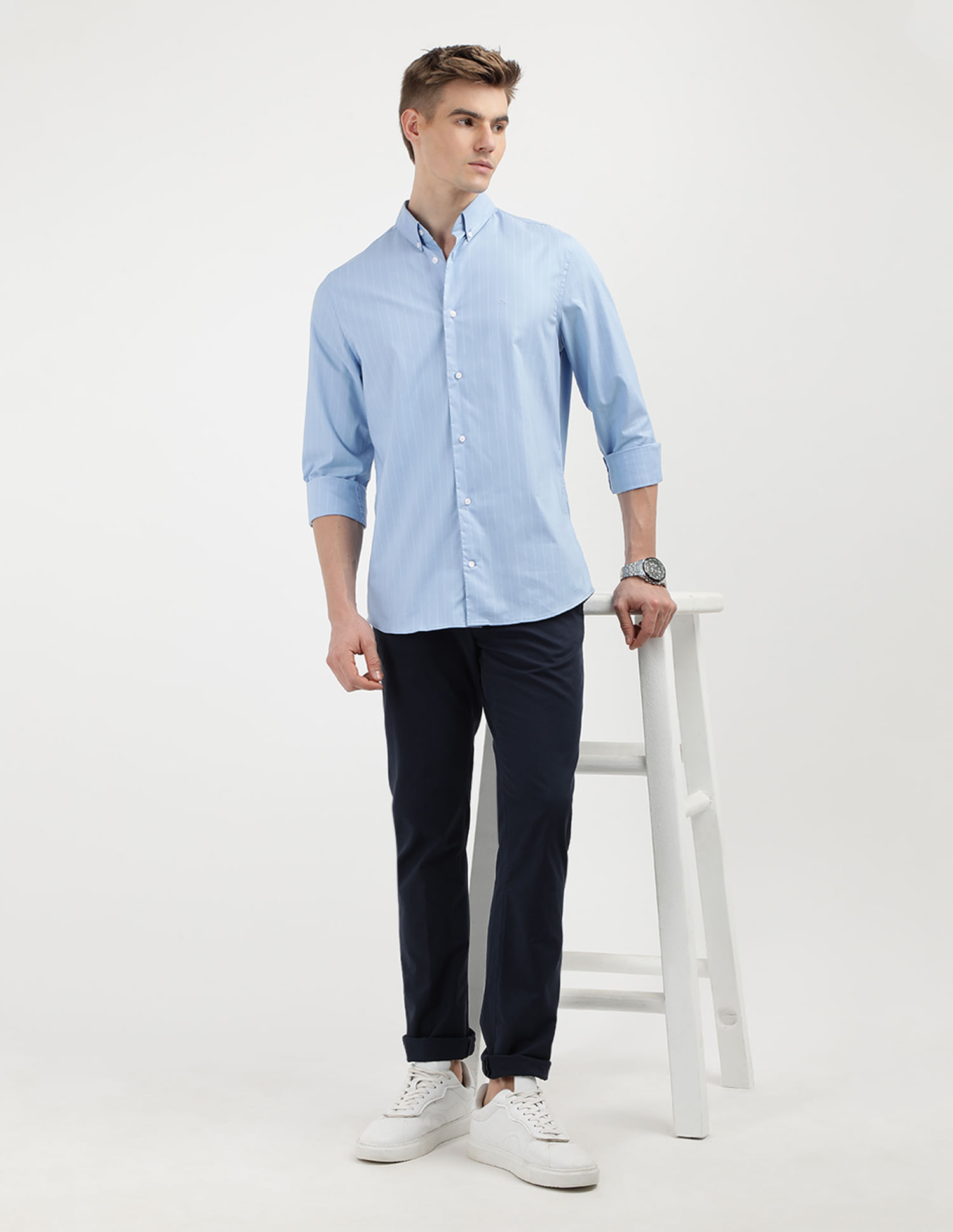 Calvin Klein Oxford Stretch Stripes Shirt