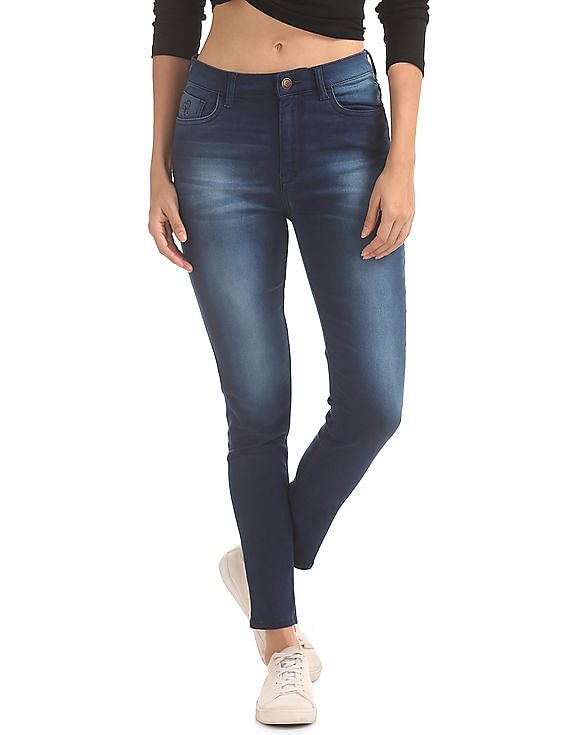 flying machine high rise jeans