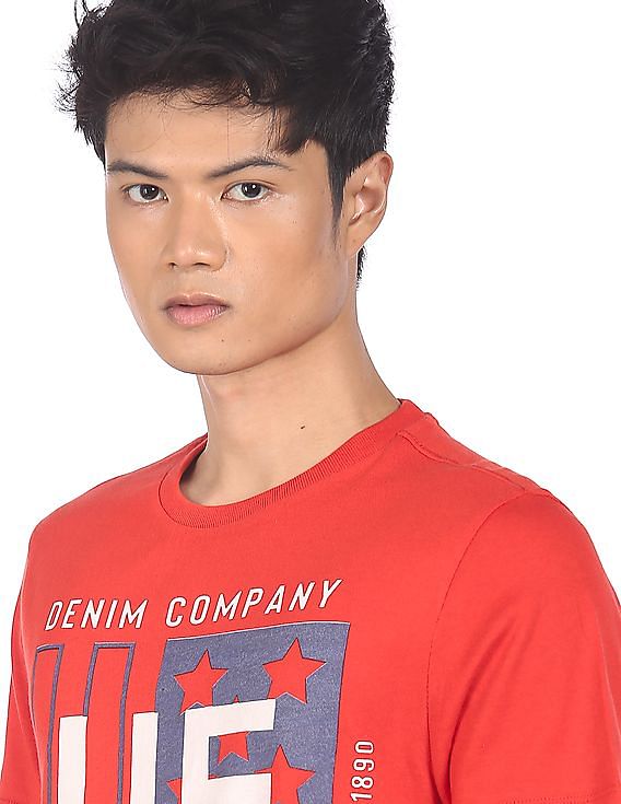 U.S. Polo Assn. Denim Co. Printed Cotton T-Shirt