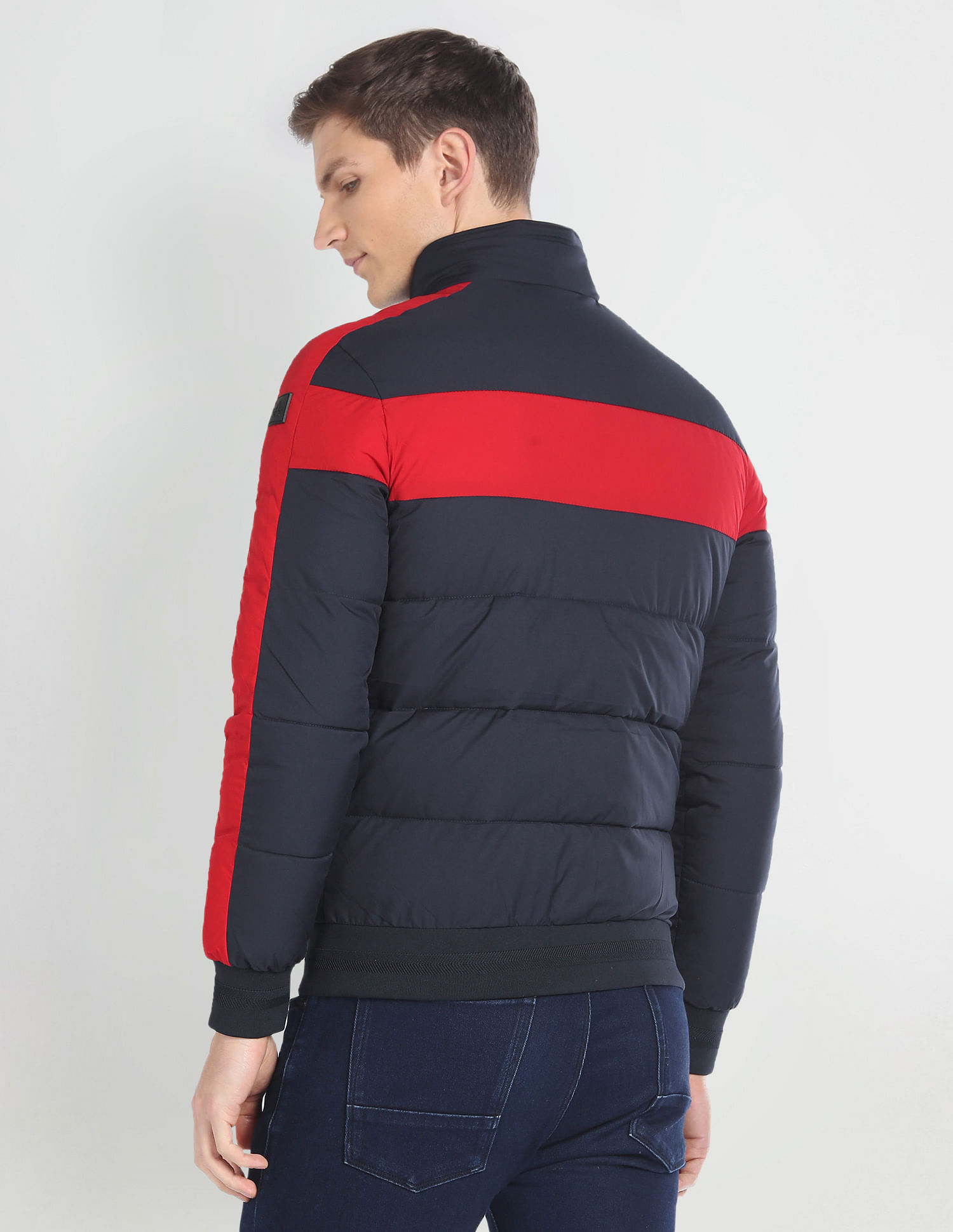 Arrow Sports High Neck Puffer Jacket