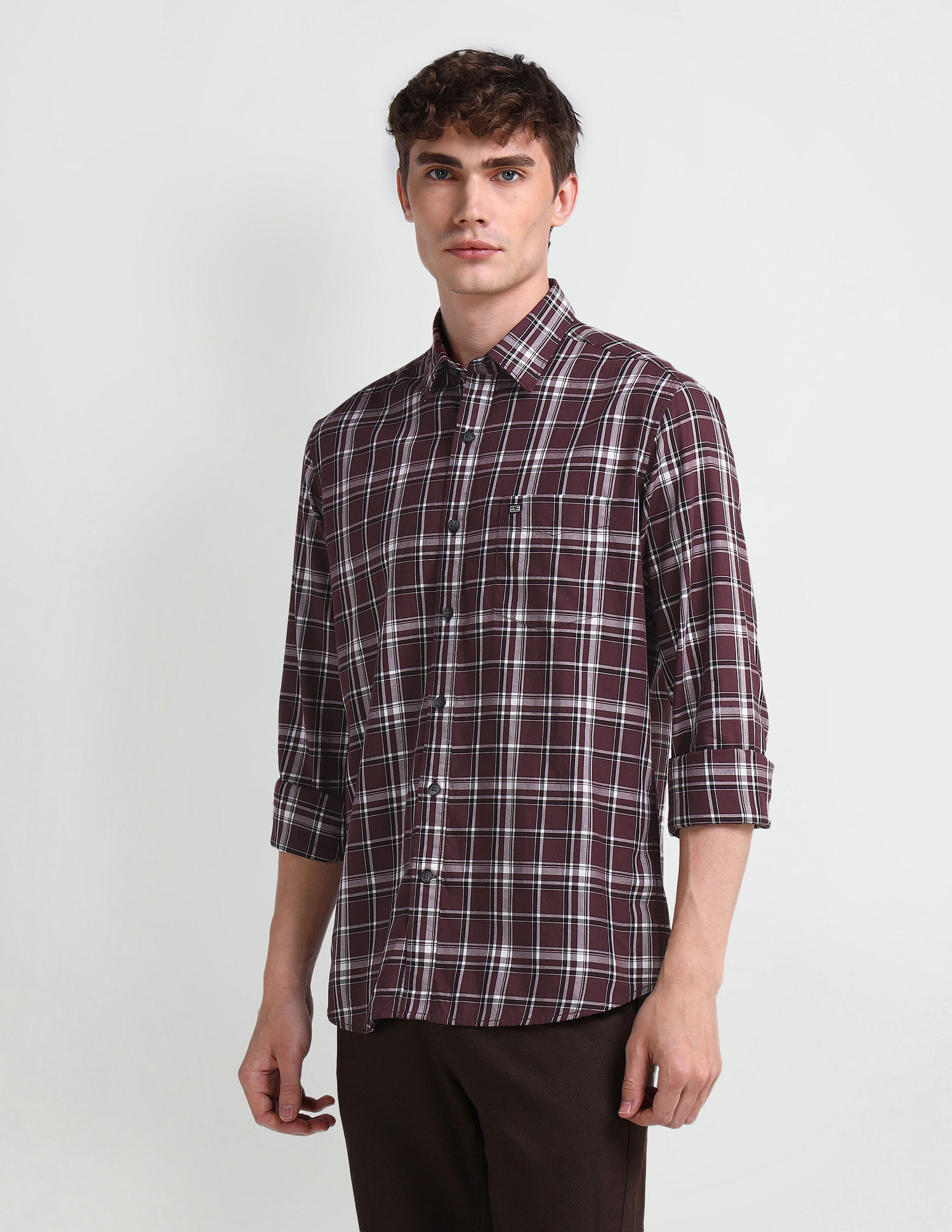 Arrow Sport Manhattan Slim Twill Shirt