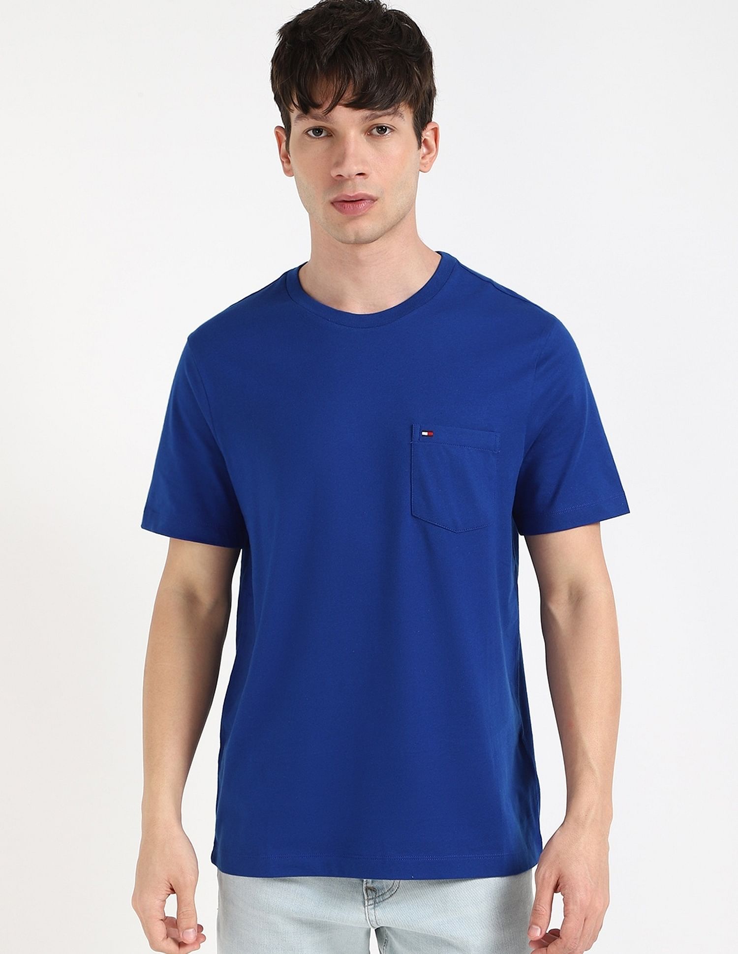 Tommy Hilfiger Solid Regular-Fit Cotton T-Shirt
