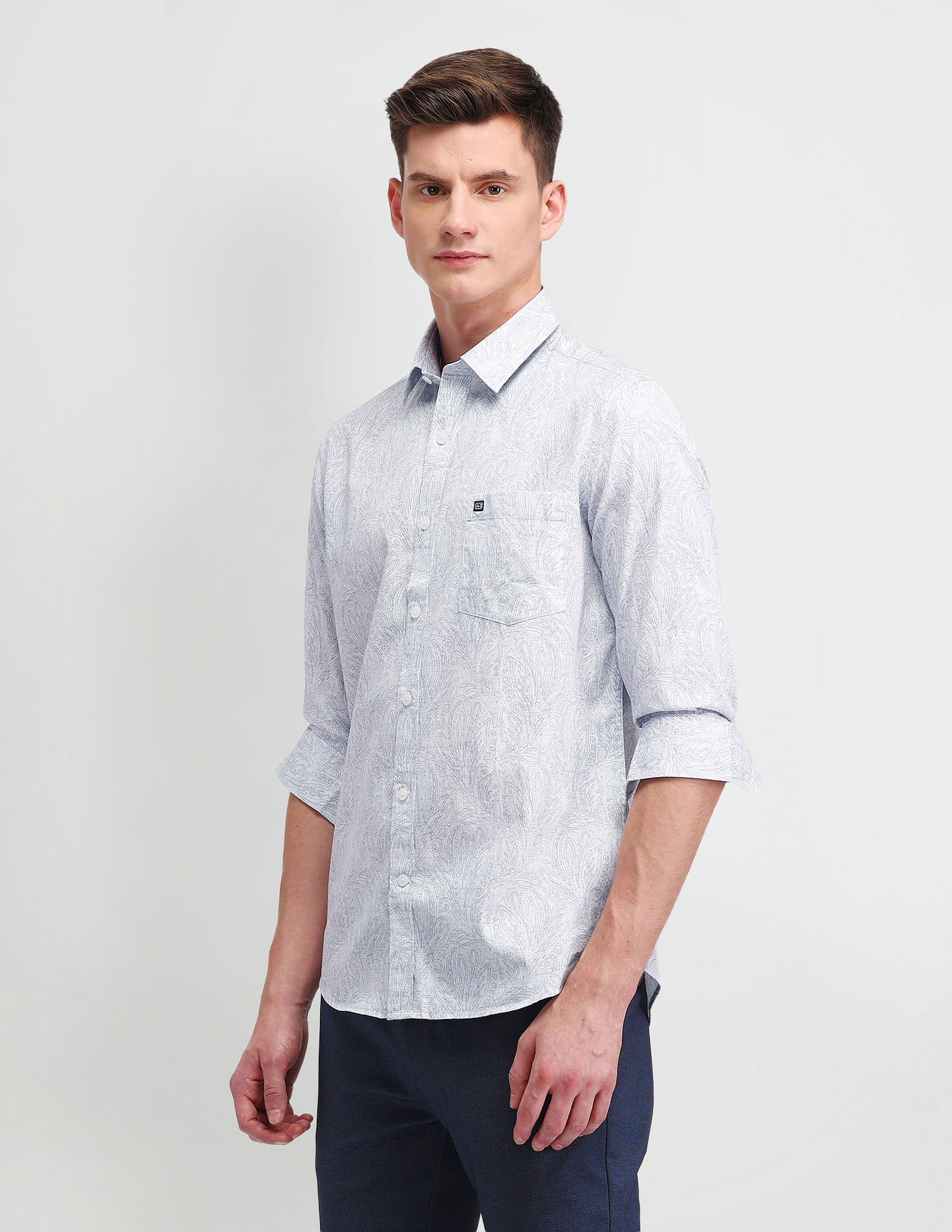 Arrow Sport Slim Fit All-Over Shirt
