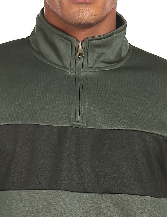 Flying Machine Long Sleeve High Neck Sweatshirt