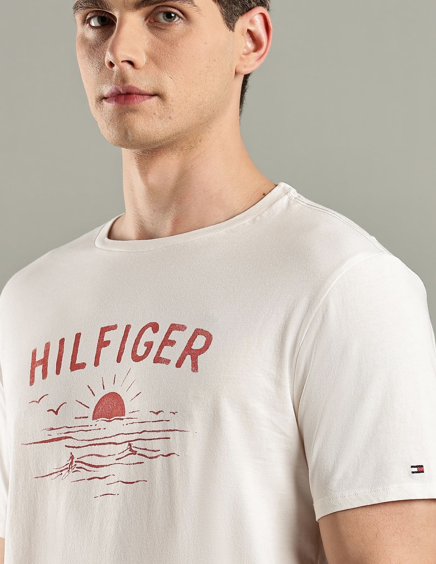 Tommy Hilfiger Logo Regular-Fit Cotton T-Shirt