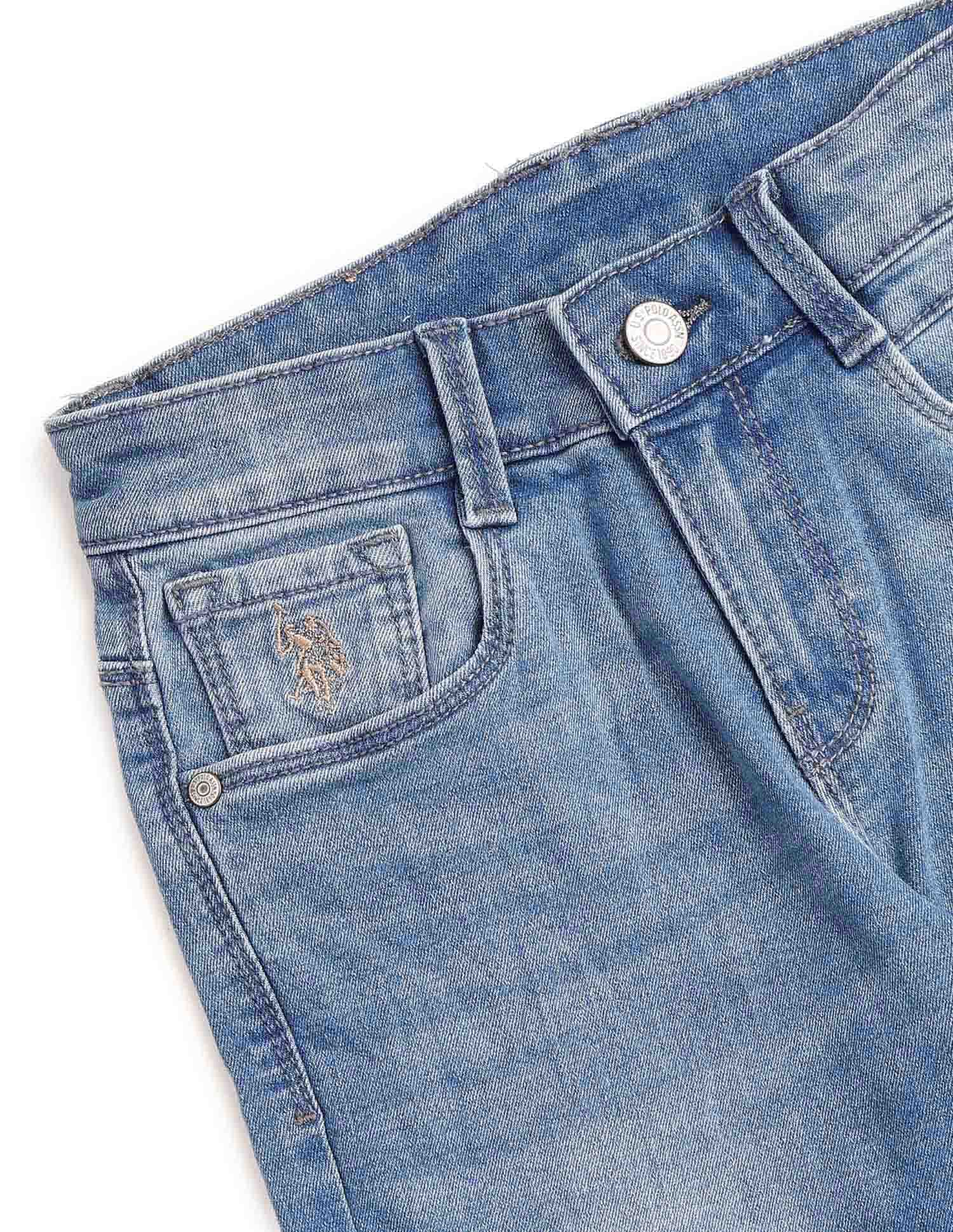 U.S. Polo Assn. Kids Boys Relaxed Fit Blue Jeans