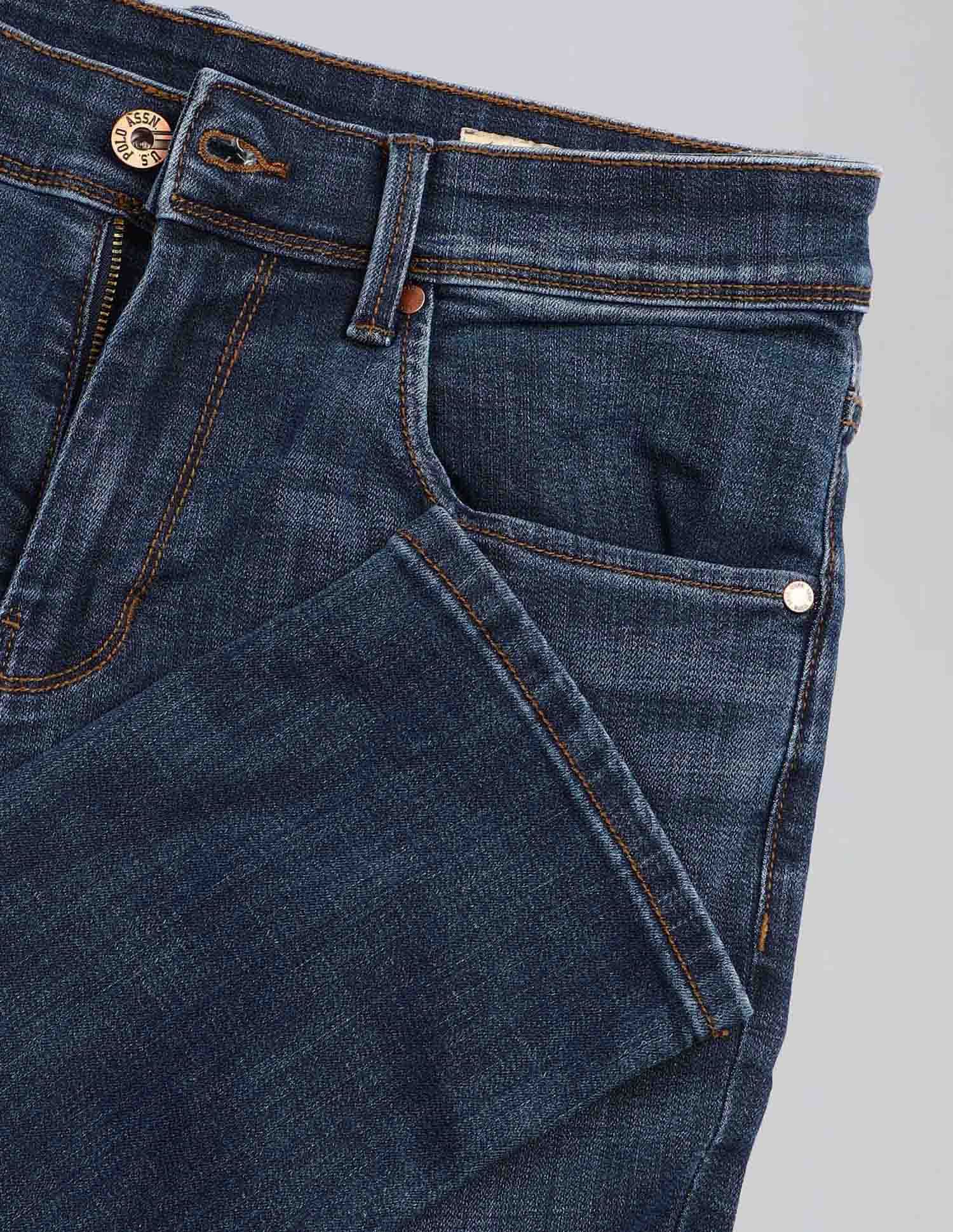 U.S. Polo Assn. Denim Co. Brandon Slim Tapered Fit Blue Ultra Soft Jeans