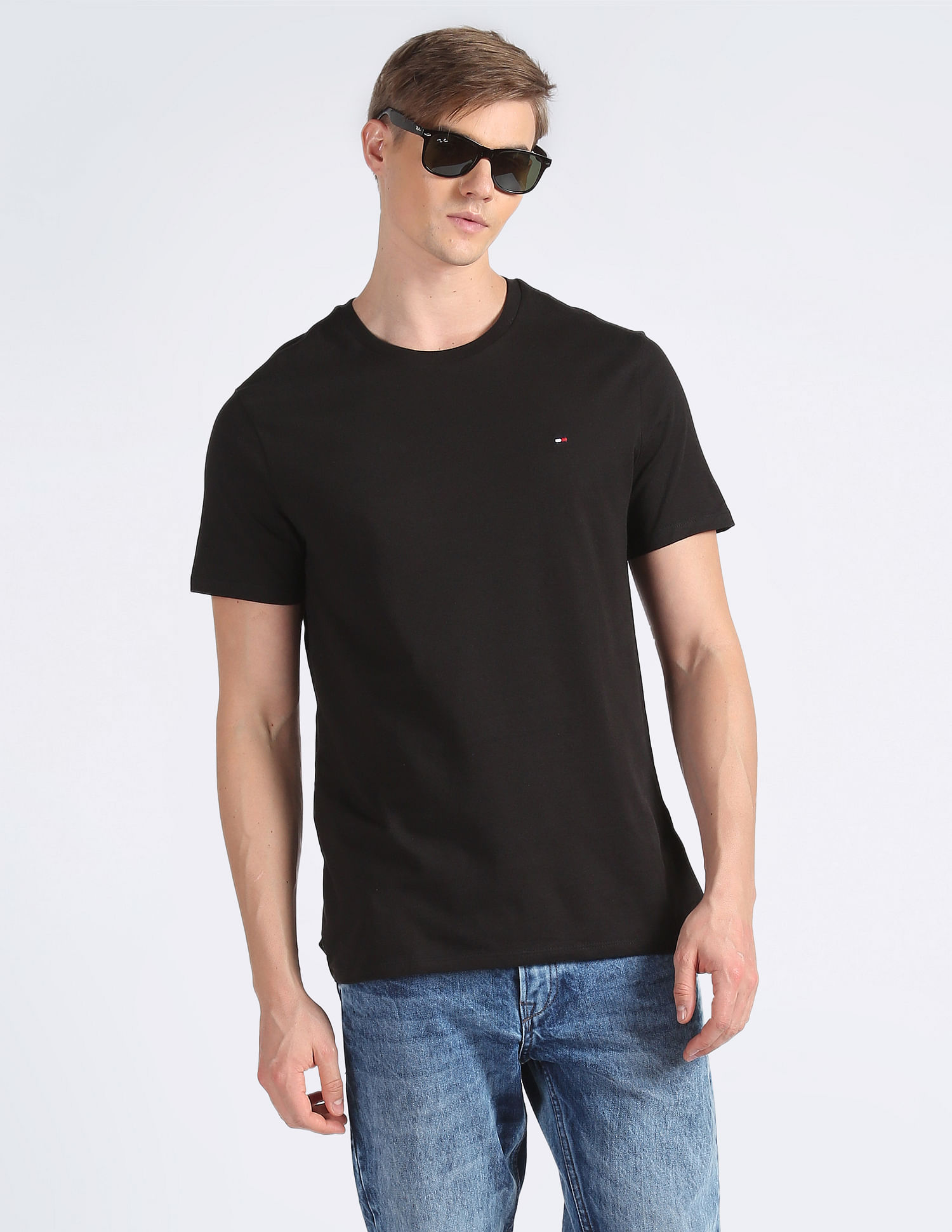 Tommy Hilfiger Solid Cotton T-Shirt