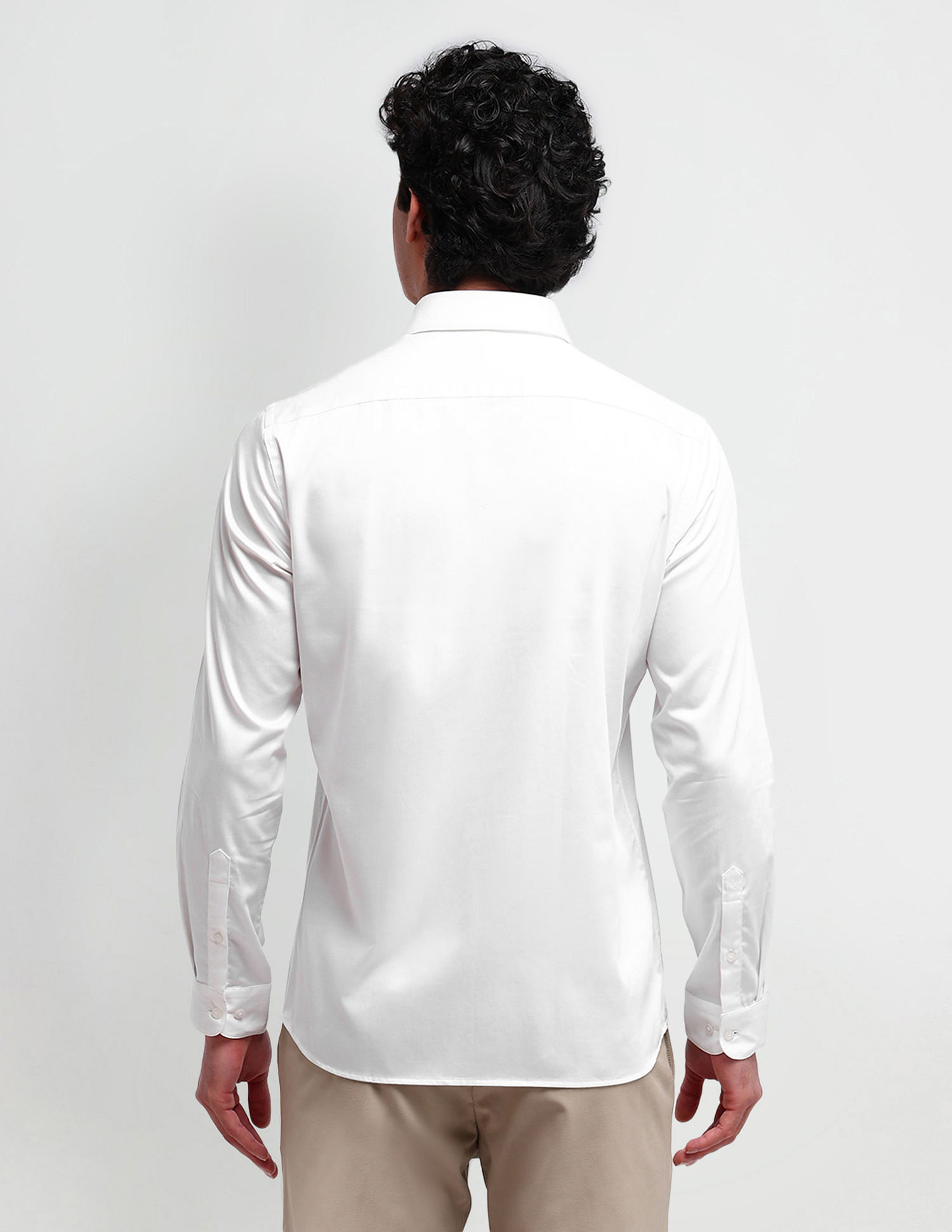 Arrow Newyork Manhattan Slim Solid Shirt