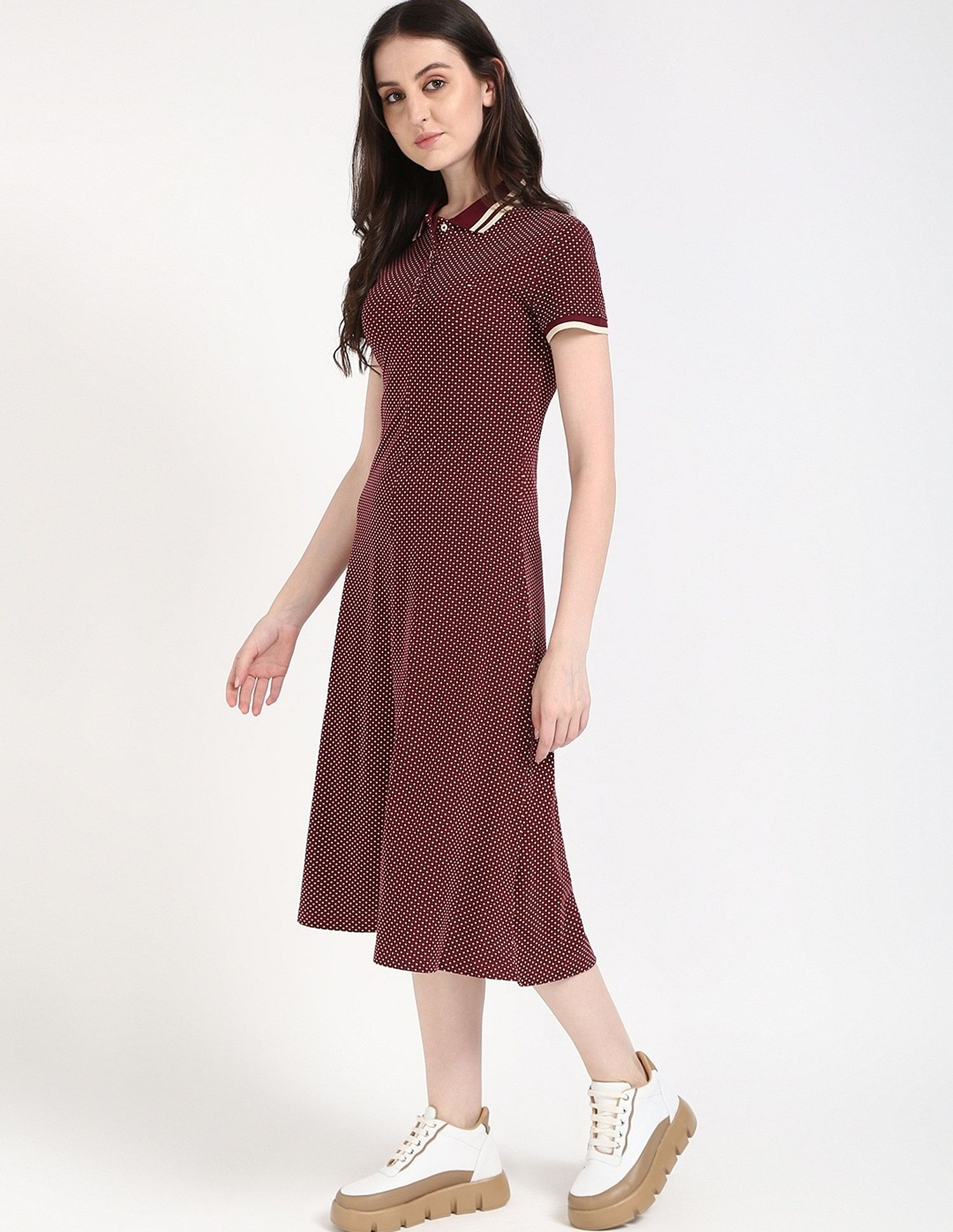 Tommy Hilfiger Cotton Polo Collar T-Shirt Dress