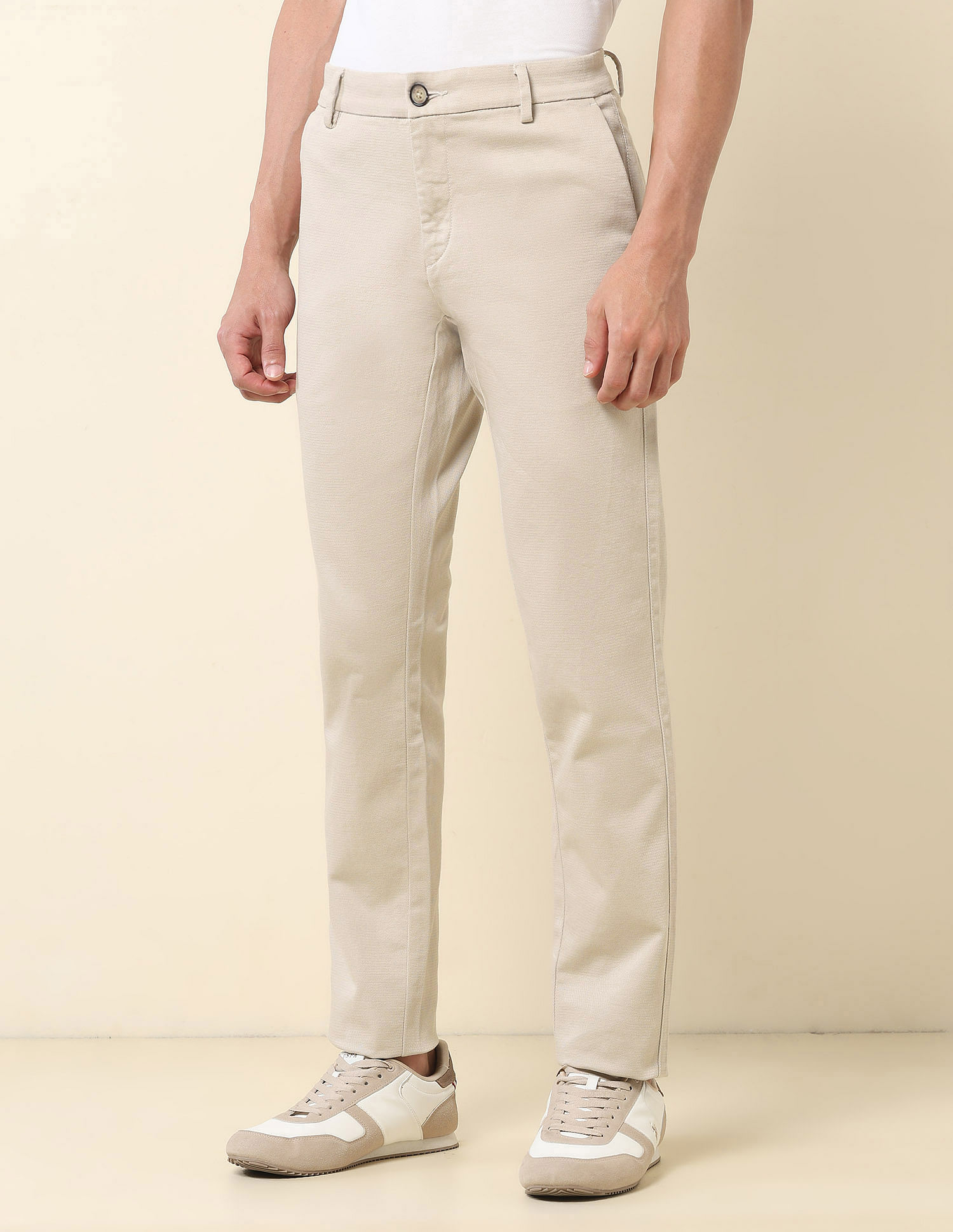 U.S. Polo Assn. Austin Slim Fit Dobby Trousers