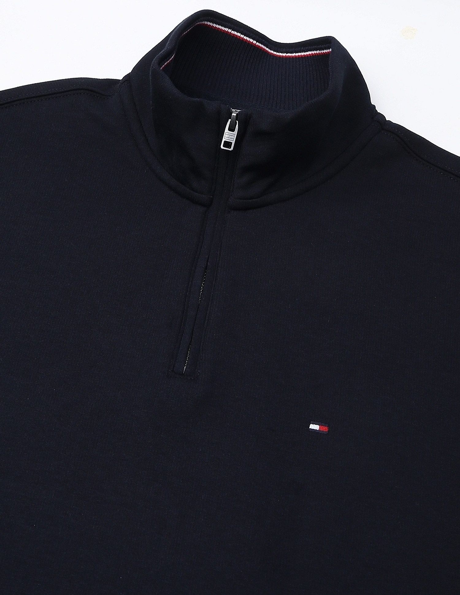 Tommy Hilfiger Solid Regular-Fit Cotton Sweatshirt