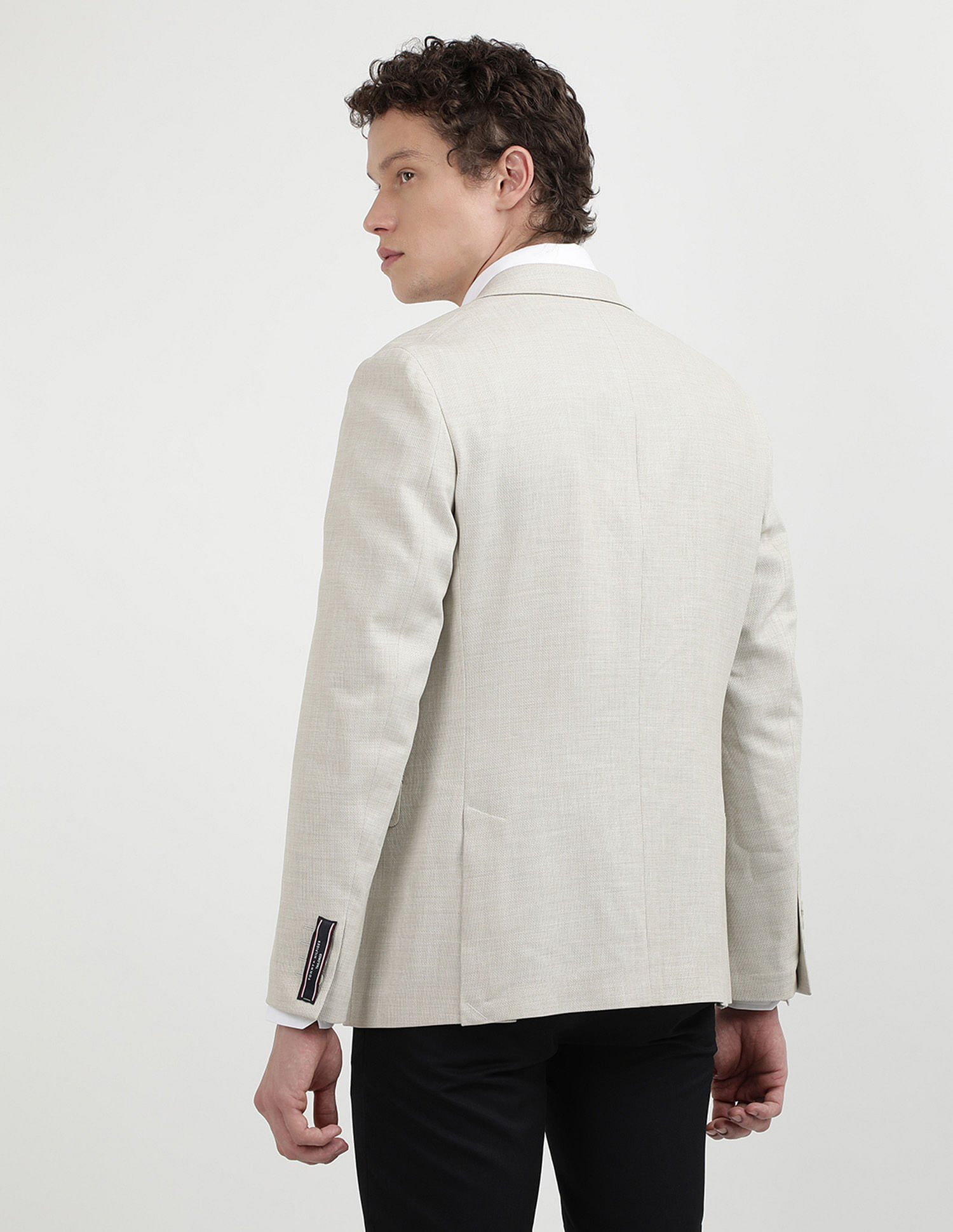 Tommy Hilfiger Honeycomb Basket Weave Structured Blazers
