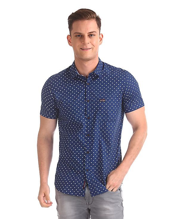 U.S. Polo Assn. Denim Co. Short Sleeve Printed Shirt