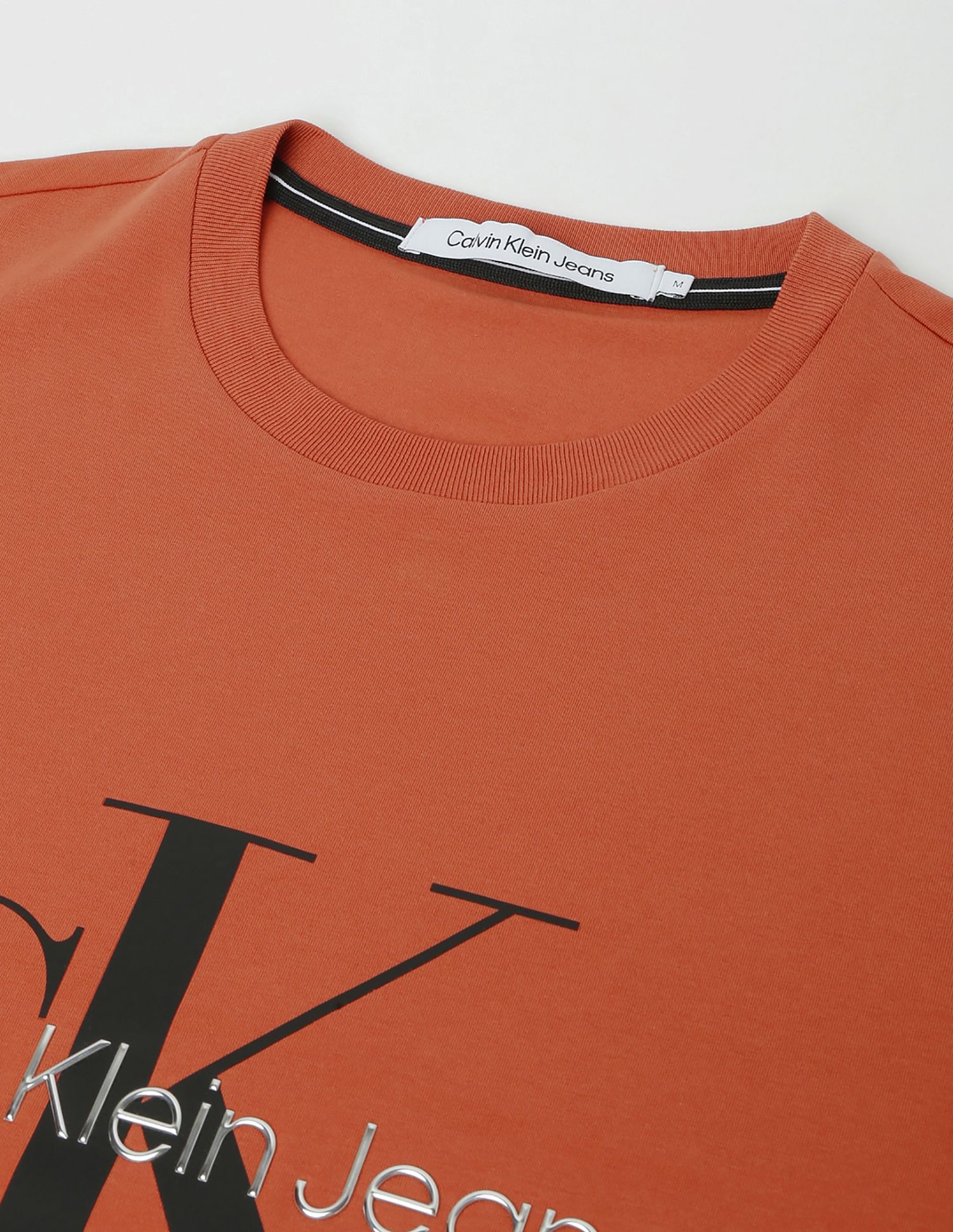Calvin Klein Crew Neck Monogram Logo T-Shirt