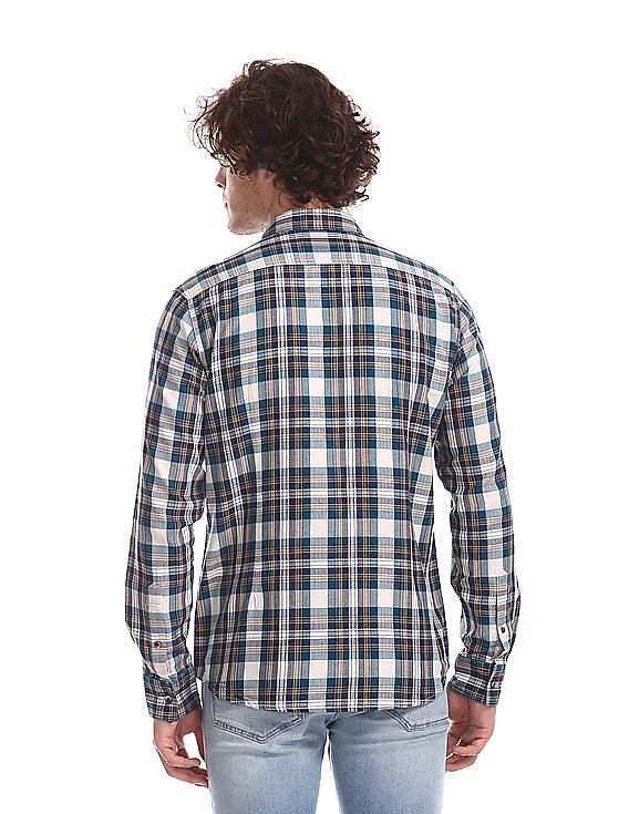Flying Machine Regular Fit Button-Down Shirt