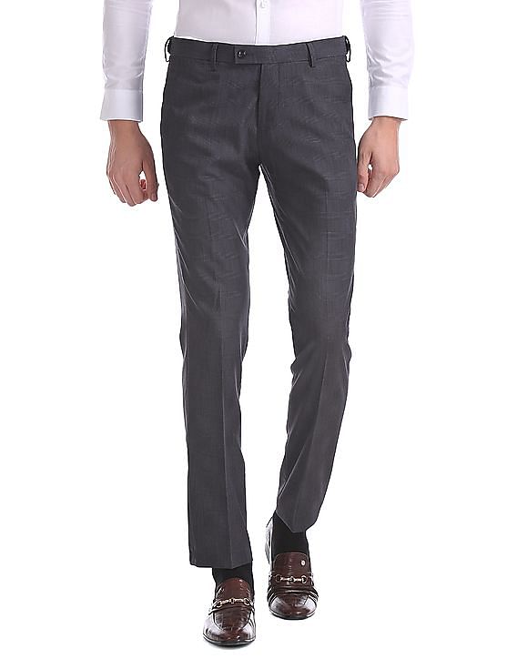 USPA Tailored Super Slim Fit Check Trousers
