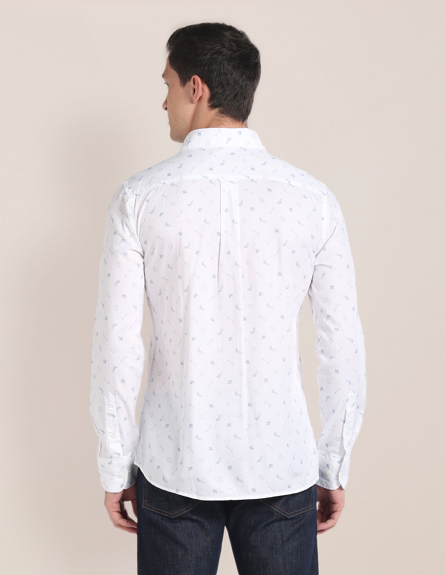 U.S. Polo Assn. Premium Cotton Printed Casual Shirt